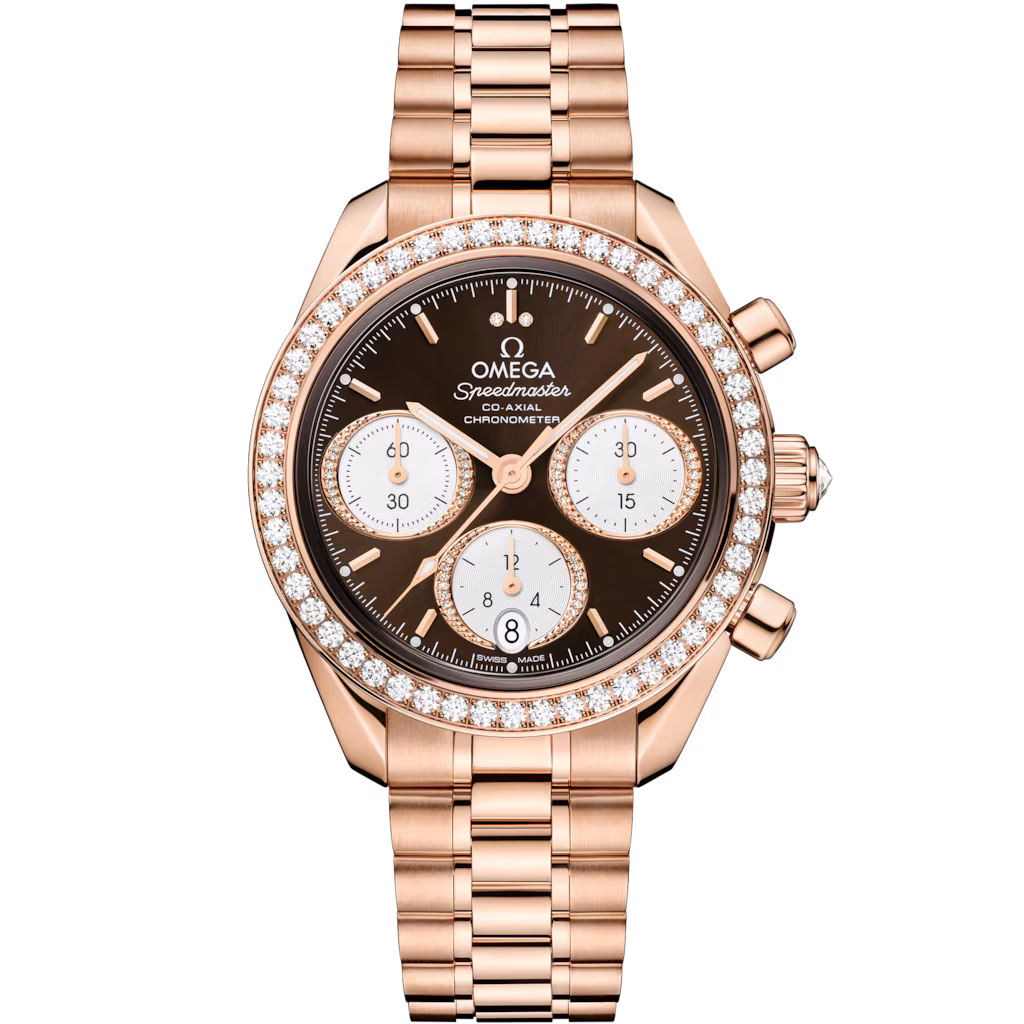 Omega Speedmaster 38 38 mm, Sedna™ gold on Sedna™ gold 324.55.38.50.63.001