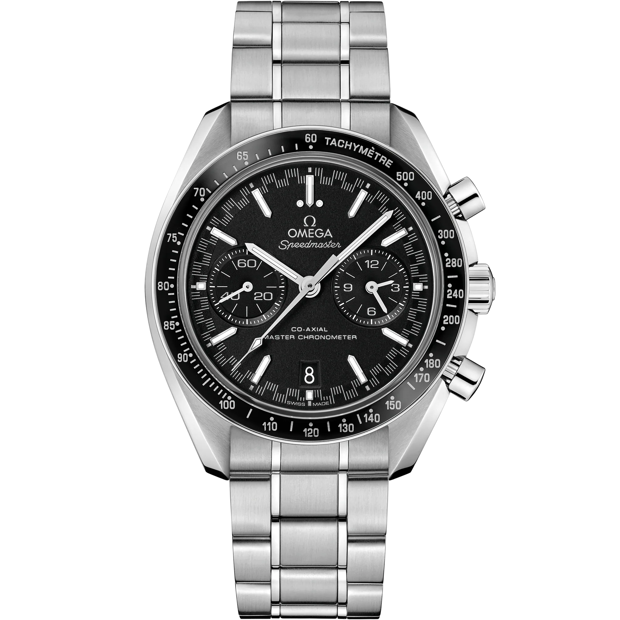 Omega Speedmaster Racing 44.25 mm, steel on steel, Black dial 329.30.44.51.01.001