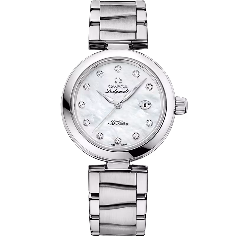 Omega De Ville Ladymatic 34 mm, steel on steel, Ladymatic 425.30.34.20.55.002
