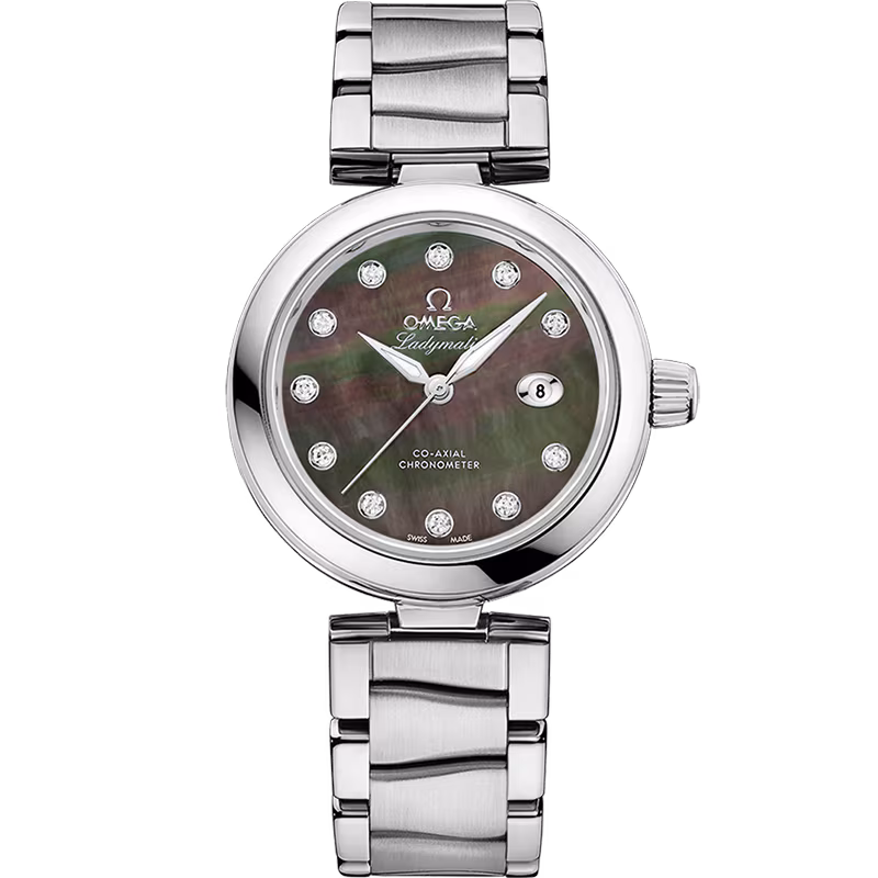 Omega De Ville Ladymatic 34 mm, steel on steel, Ladymatic 425.30.34.20.57.004