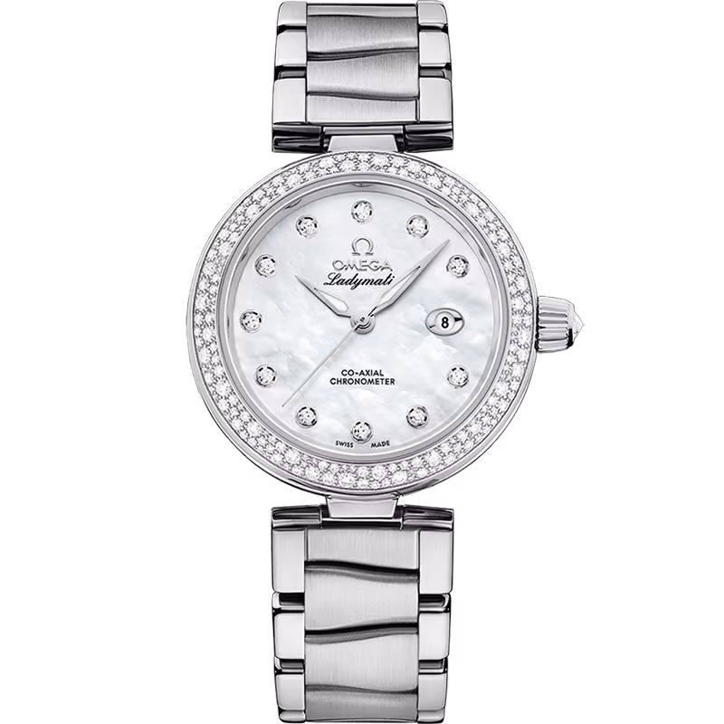 Omega De Ville Ladymatic 34 mm, steel on steel, Ladymatic 425.35.34.20.55.002