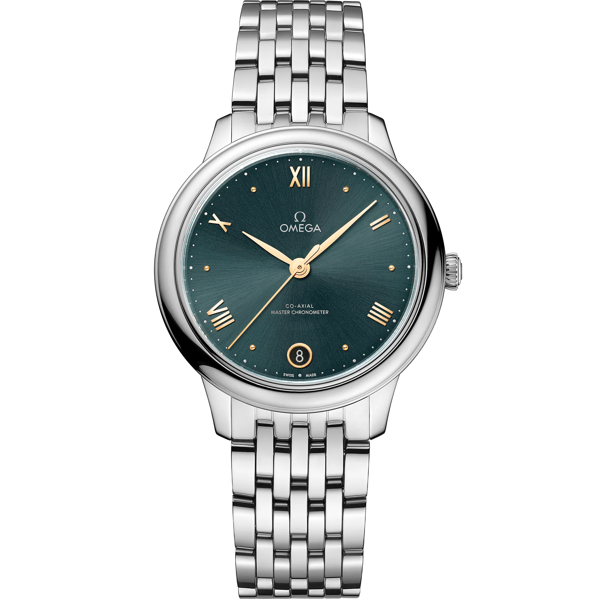 Omega De Ville Prestige 34 mm, steel on steel, De Ville Prestige 434.10.34.20.10.001