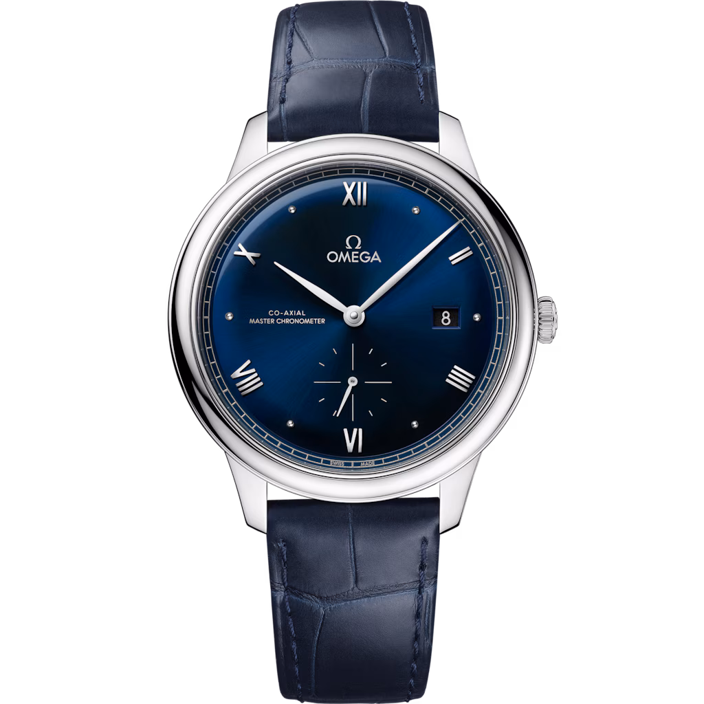 Omega De Ville Prestige 41 mm, steel on leather strap, De Ville Prestige 434.13.41.20.03.001
