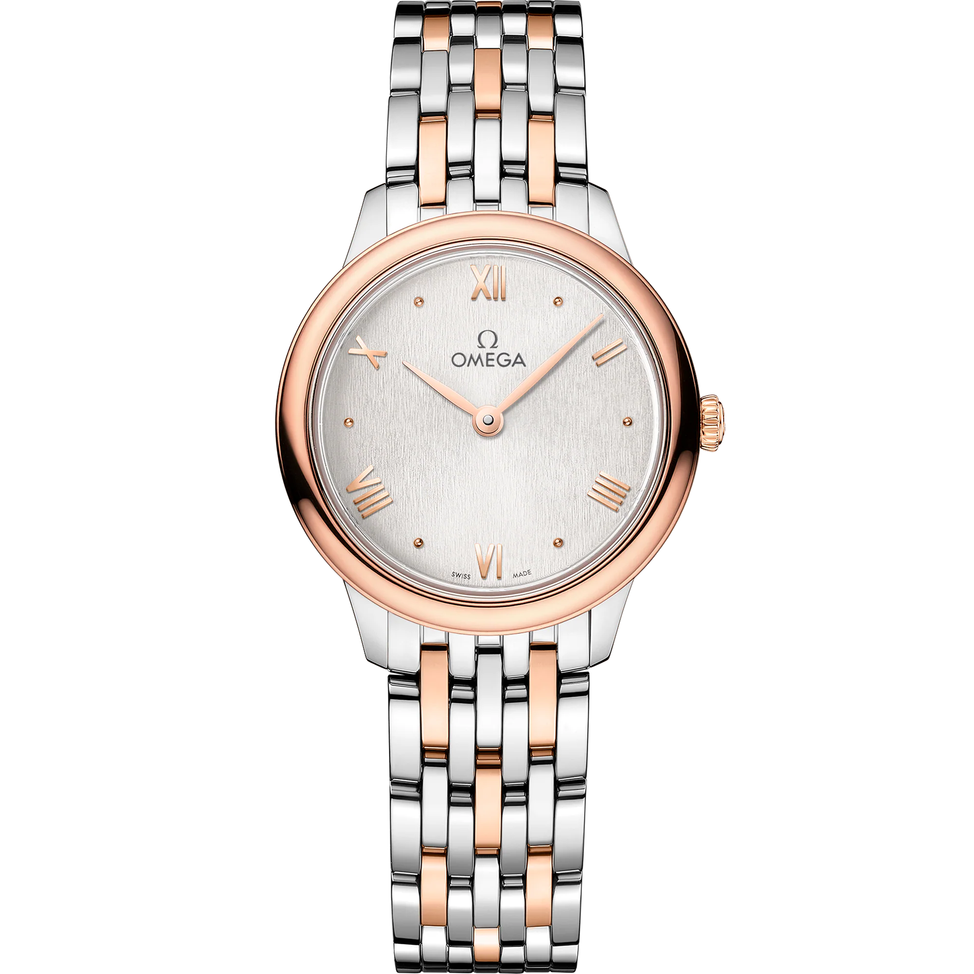 Omega De Ville Prestige 27.5 mm, steel ‑ Sedna™ gold on steel ‑ Sedna™ gold, De Ville Prestige 434.20.28.60.02.001
