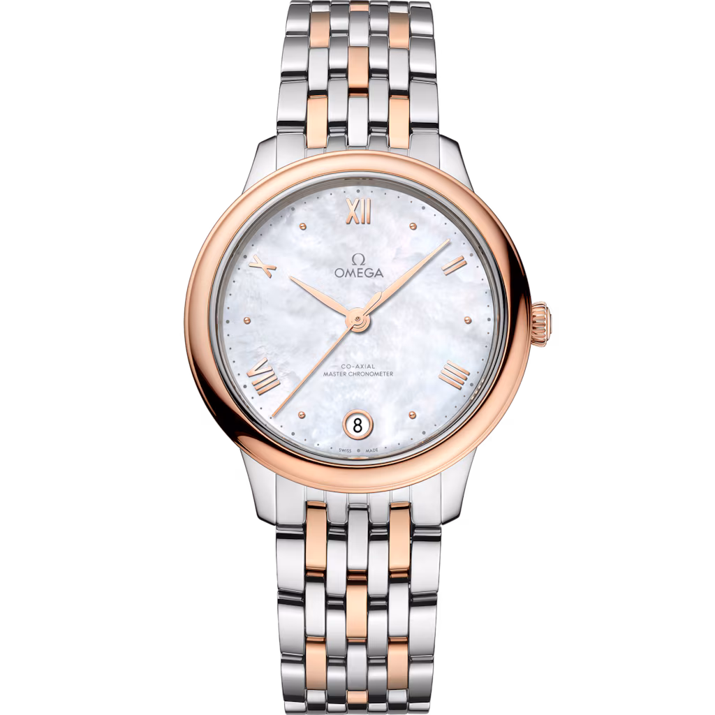 Omega De Ville Prestige 34 mm, steel - Sedna™ gold on steel - Sedna™ gold 434.20.34.20.05.001