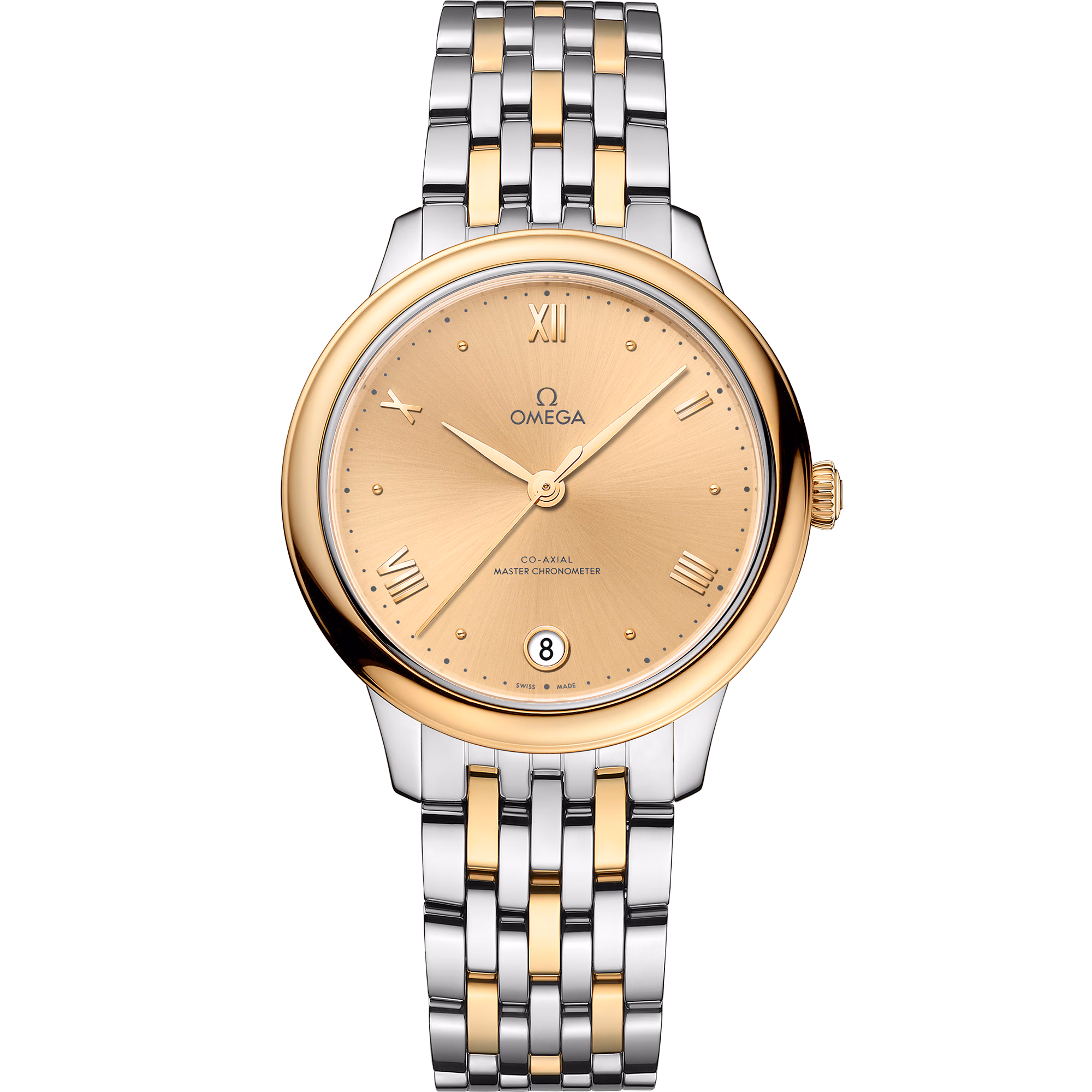 Omega De Ville Prestige 34 mm, steel ‑ yellow gold on steel ‑ yellow gold, De Ville Prestige 434.20.34.20.08.001