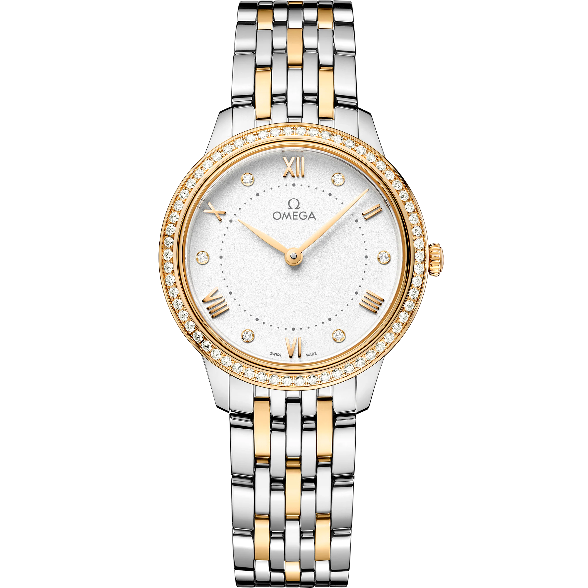 Omega De Ville Prestige 30 mm, steel - yellow gold on steel - yellow gold, De Ville Prestige 434.25.30.60.52.002