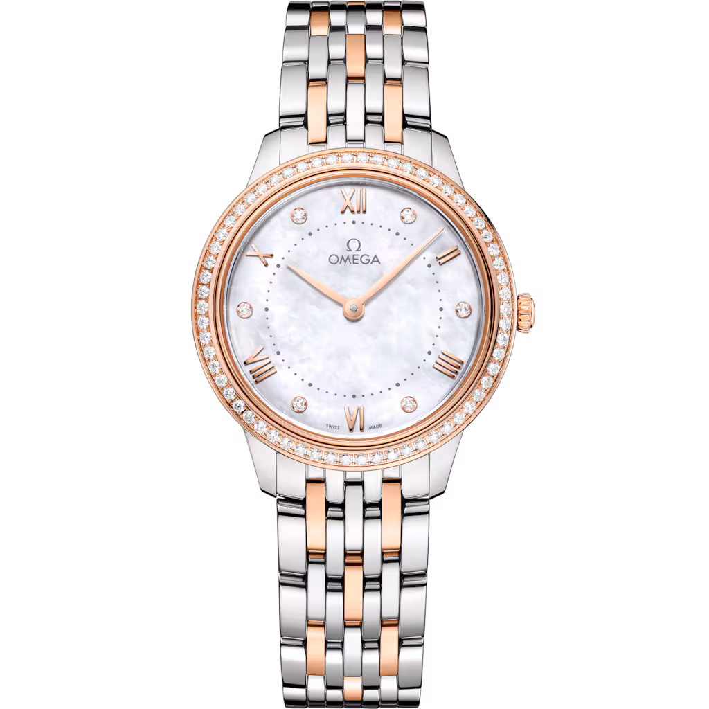Omega De Ville Prestige 30 mm, steel ‑ Sedna™ gold on steel ‑ Sedna™ gold 434.25.30.60.55.001