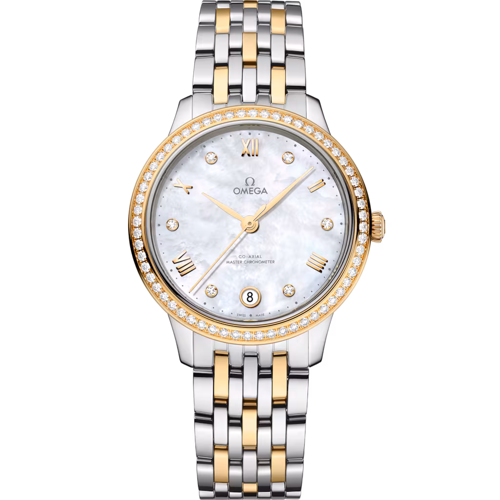 Omega De Ville Prestige 34 mm, steel ‑ yellow gold on steel ‑ yellow gold, De Ville Prestige 434.25.34.20.55.002
