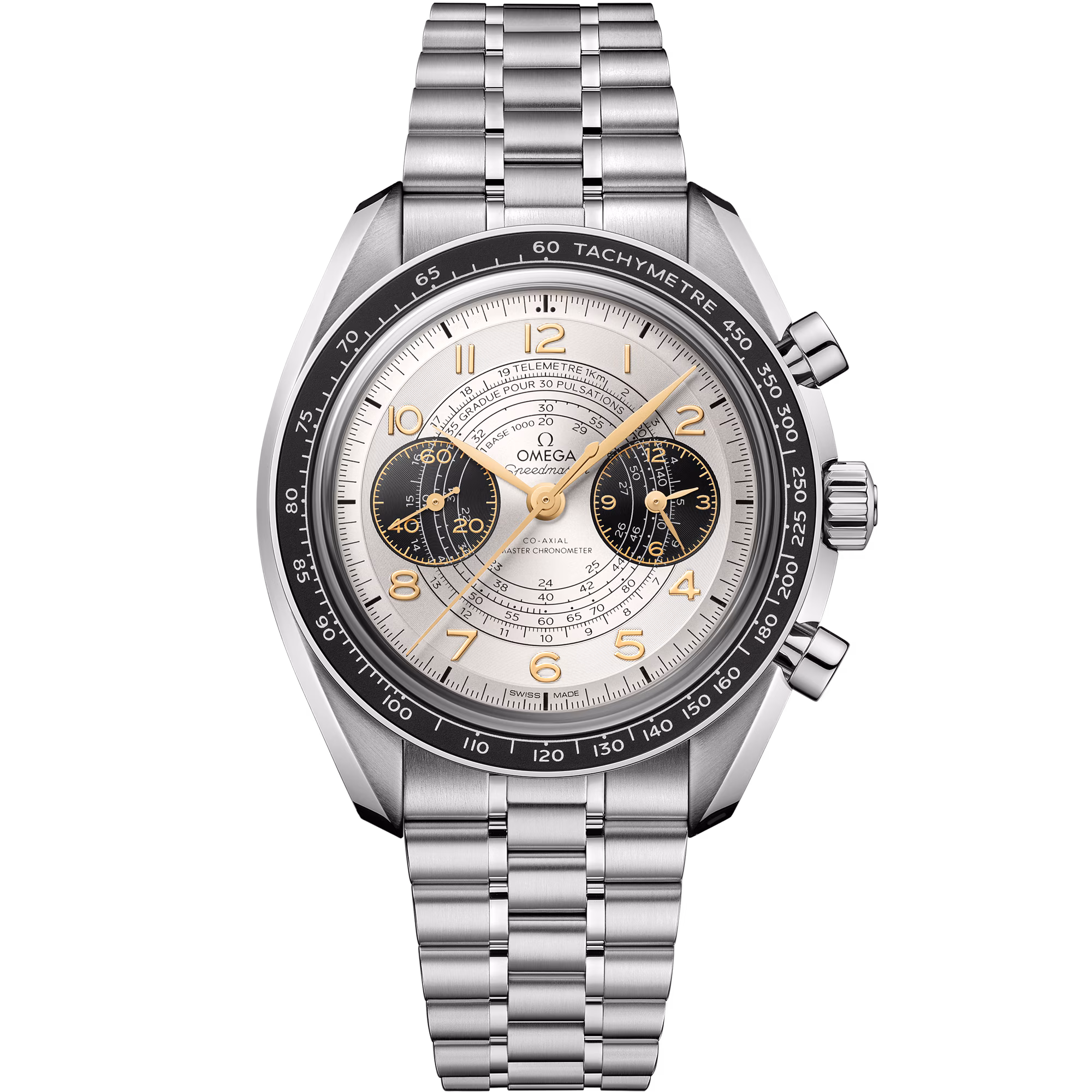 Omega Paris 2024 Speedmaster Chronoscope 43 mm, steel on steel 522.30.43.51.02.001