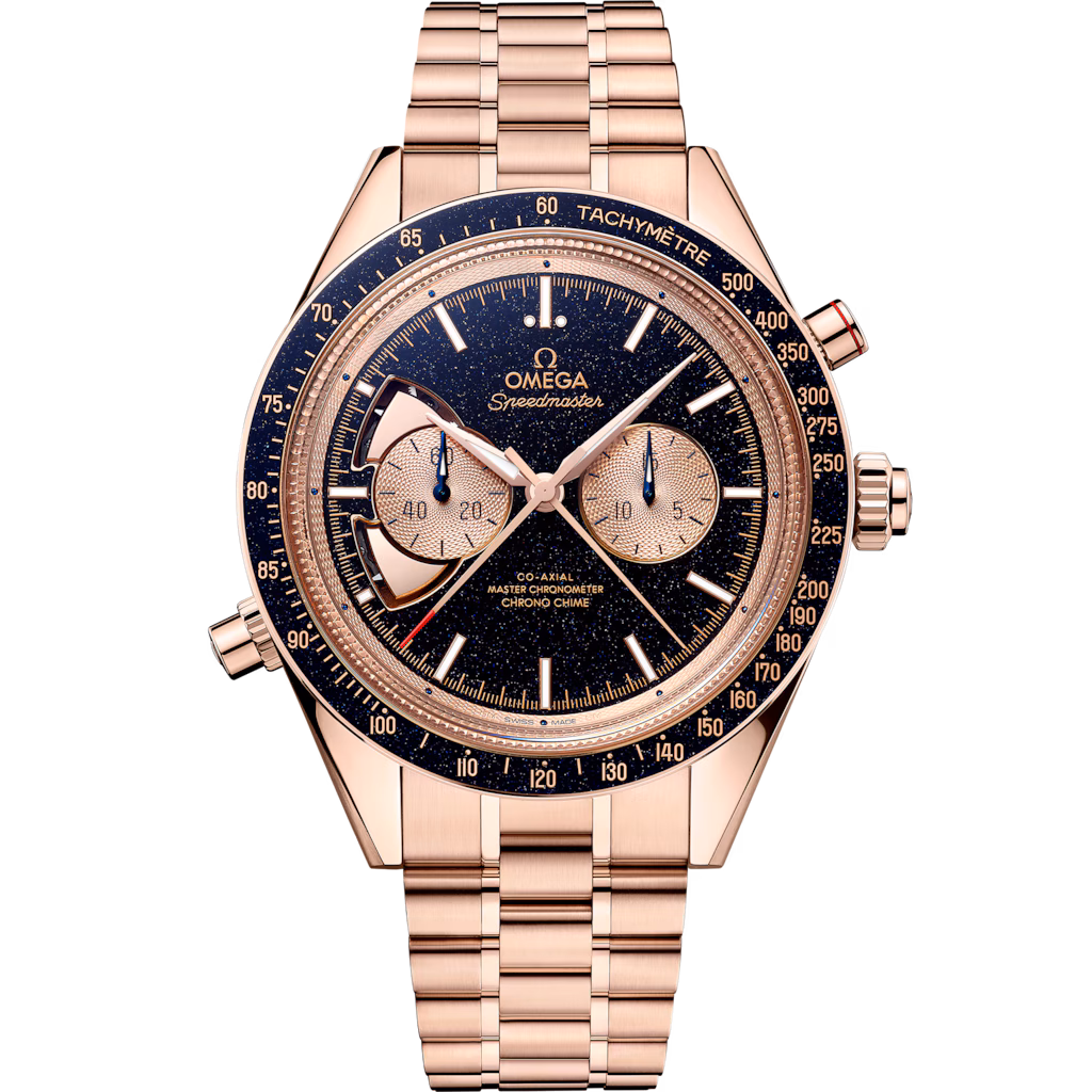 Omega Speedmaster Chrono Chime 45 mm, Sedna™ gold on Sedna™ gold 522.50.45.52.03.001