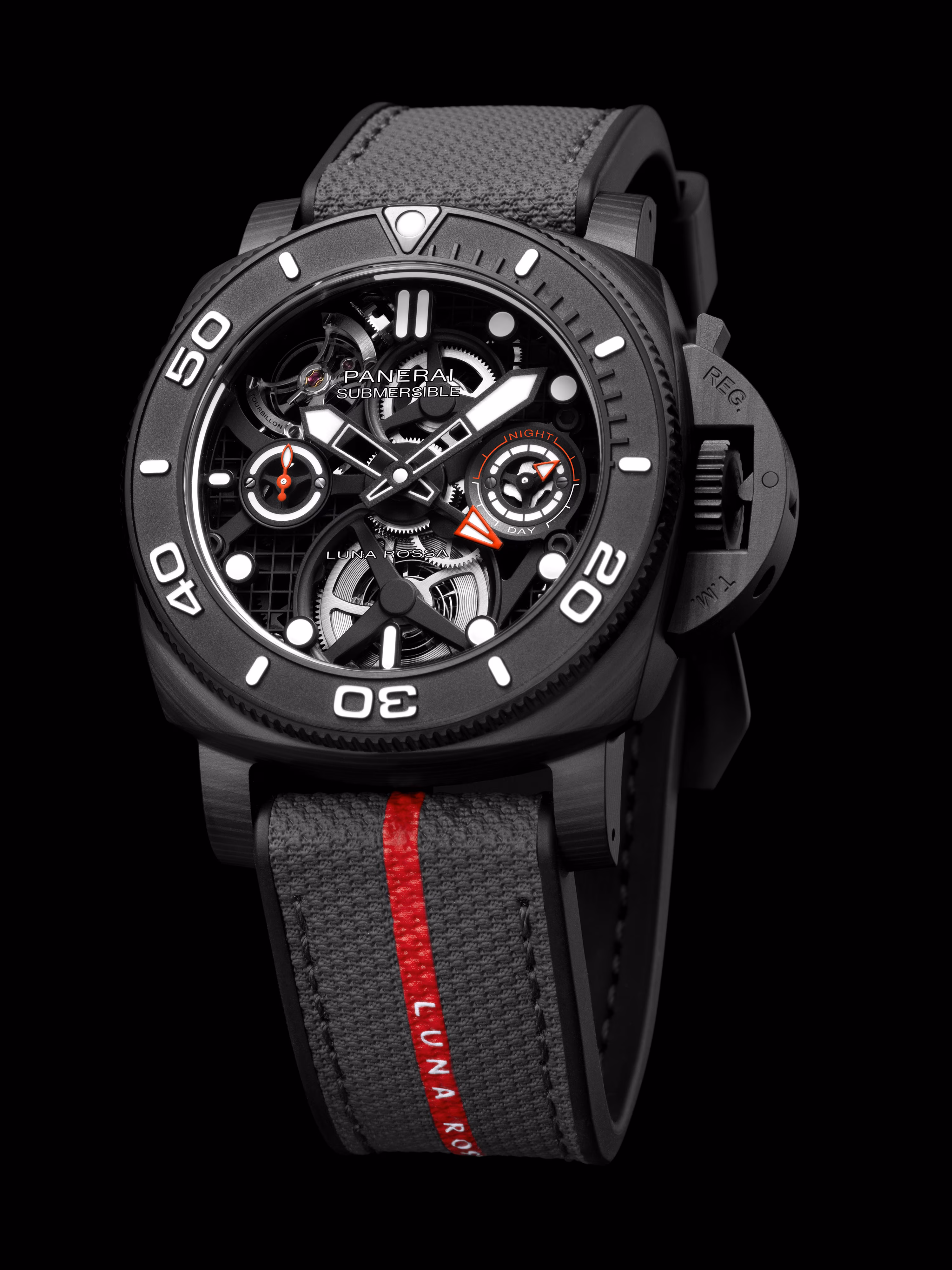 Panerai Submersible Tourbillon GMT Luna Rossa Experience Edition PAM01405