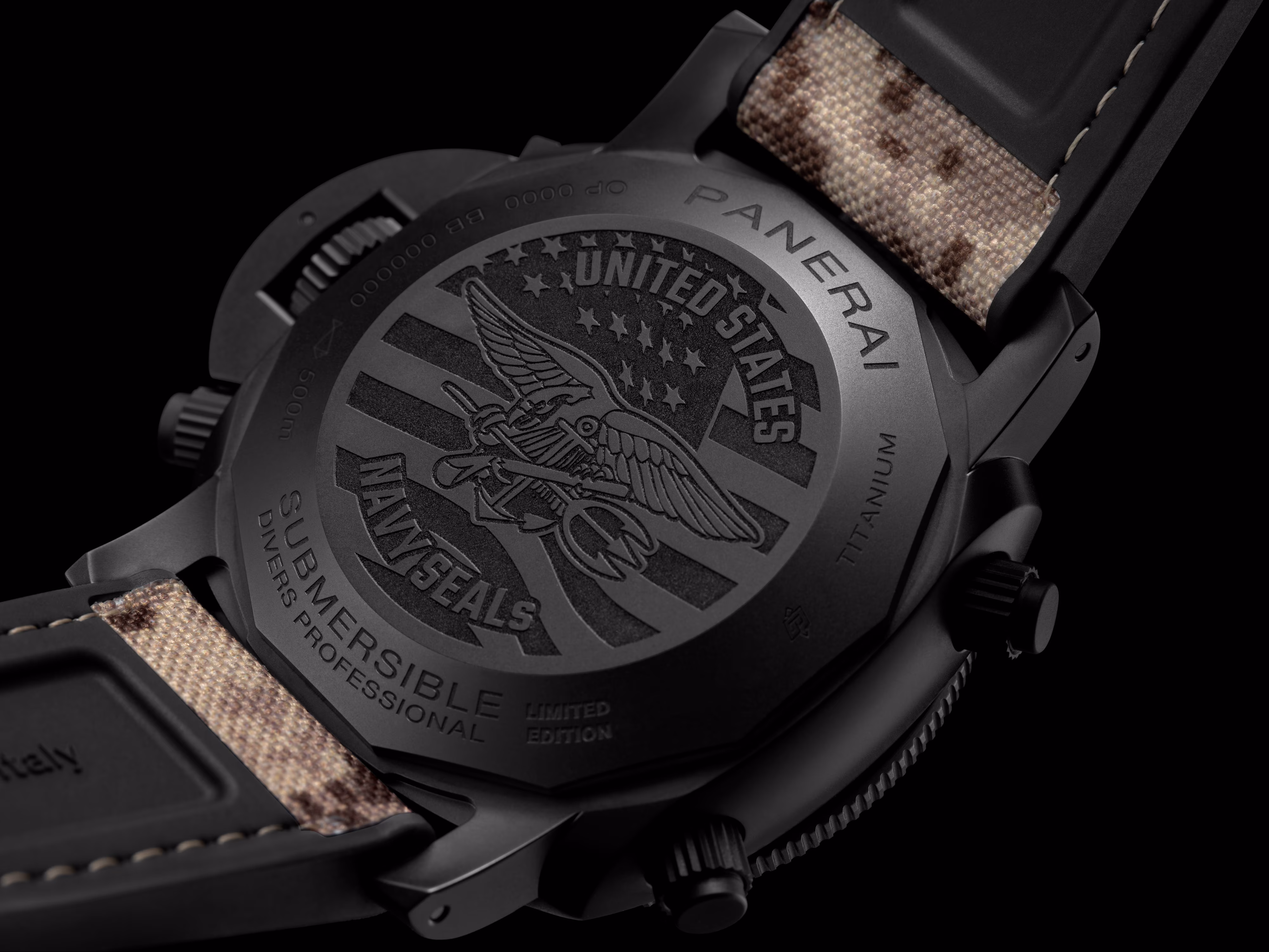 Panerai Submersible Chrono Navy SEALs Titanio PAM01521