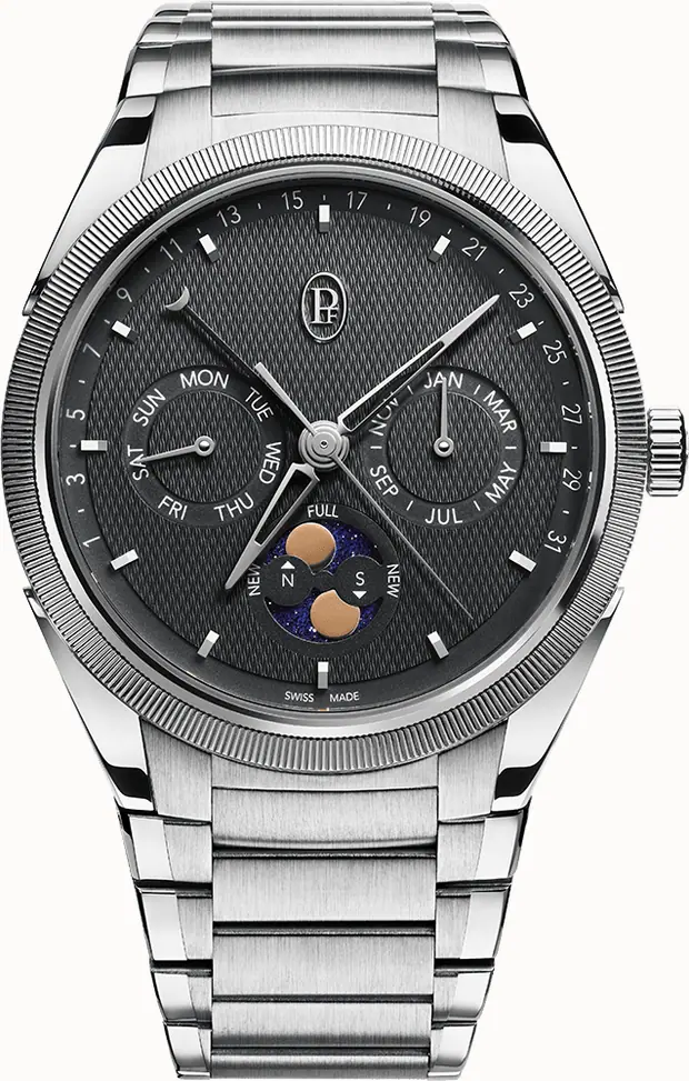 Parmigiani Fleurier TONDA PF GREGORIAN ANNUAL CALENDAR STEEL PLATINUM WARM GREY PFC907-1020001-100182