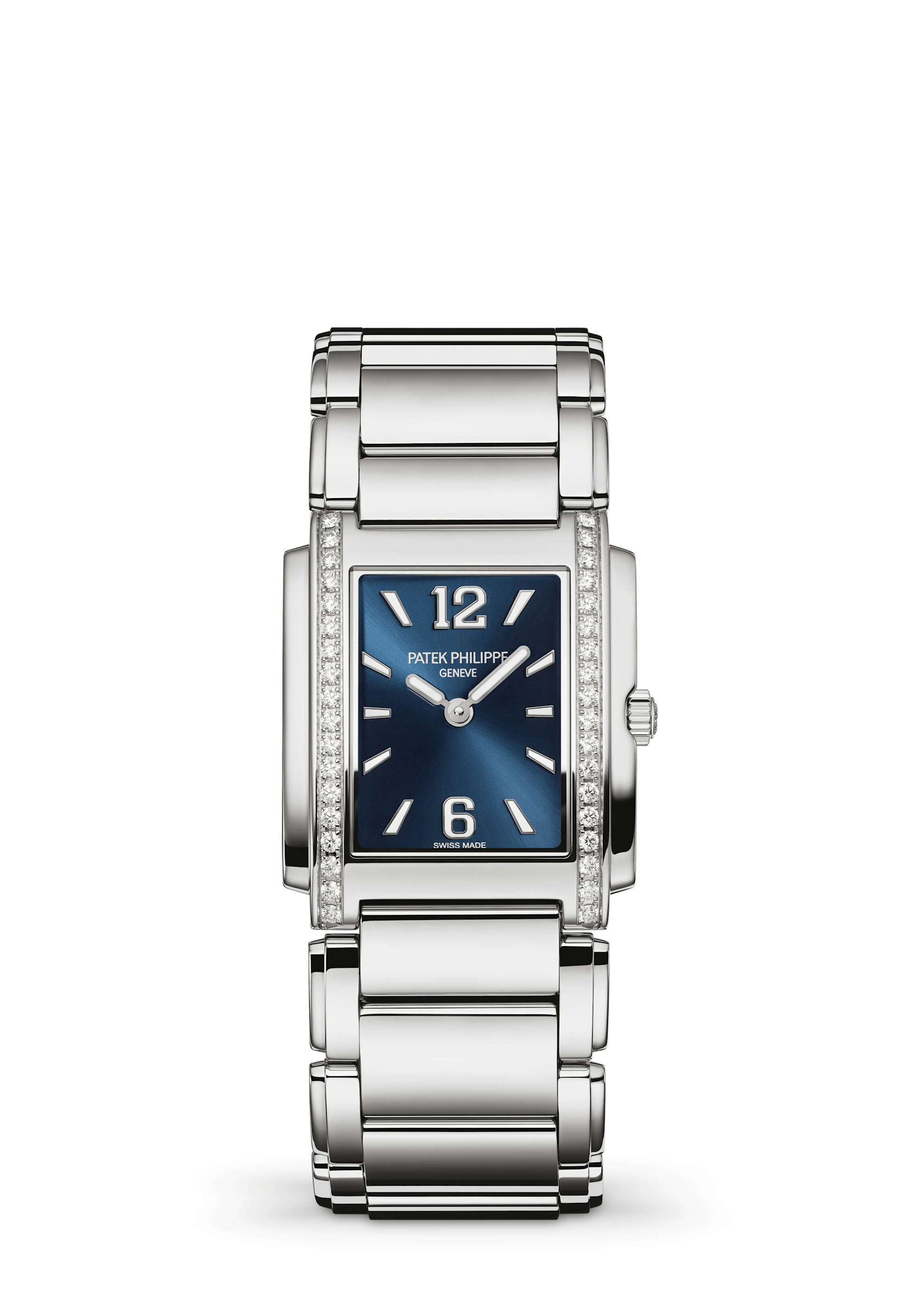 Patek Philippe Twenty~4 4910/1200A-001, Steel, Blue dial