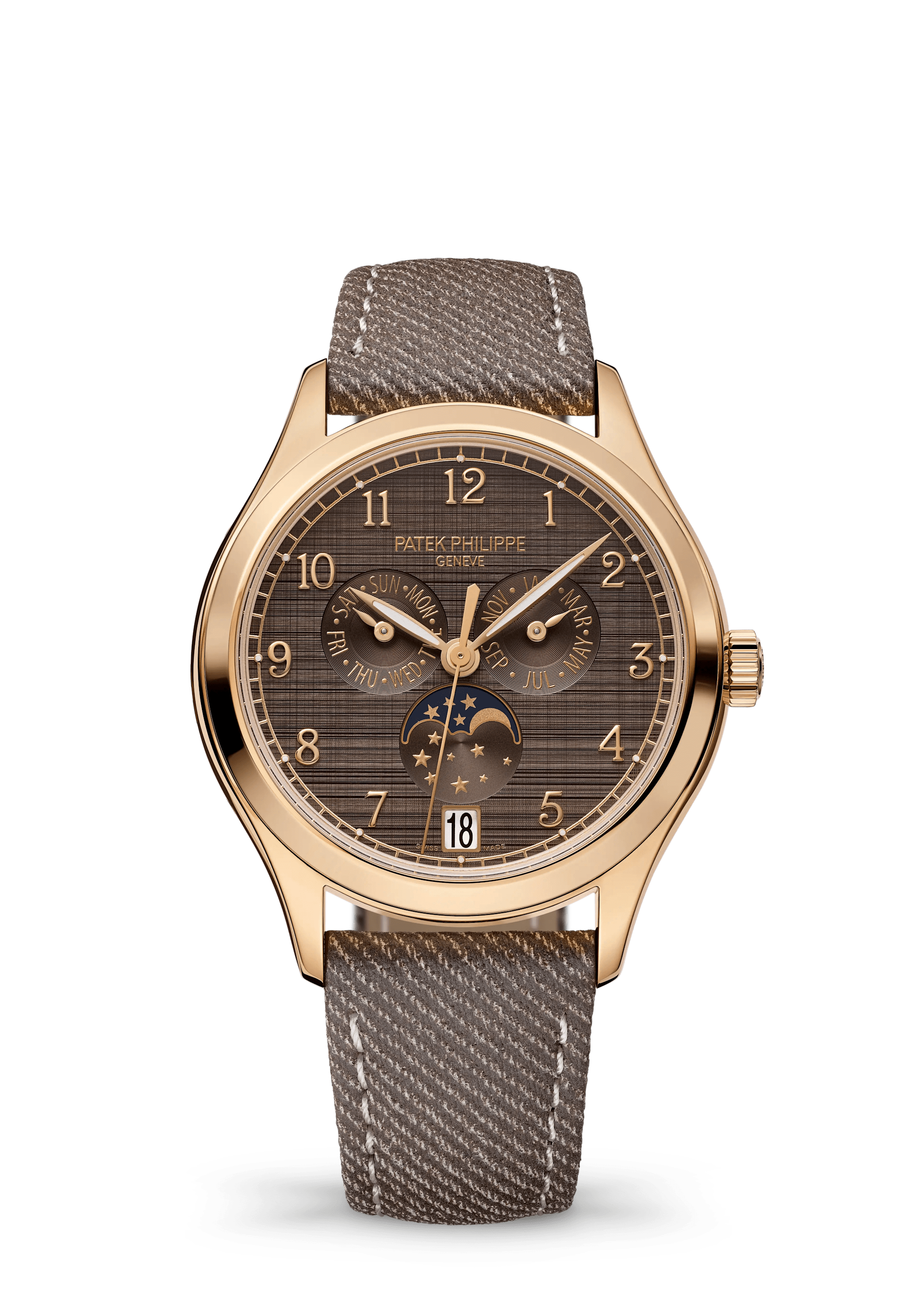 Patek Philippe Complications 4946R-001, Rose gold, Brown dial