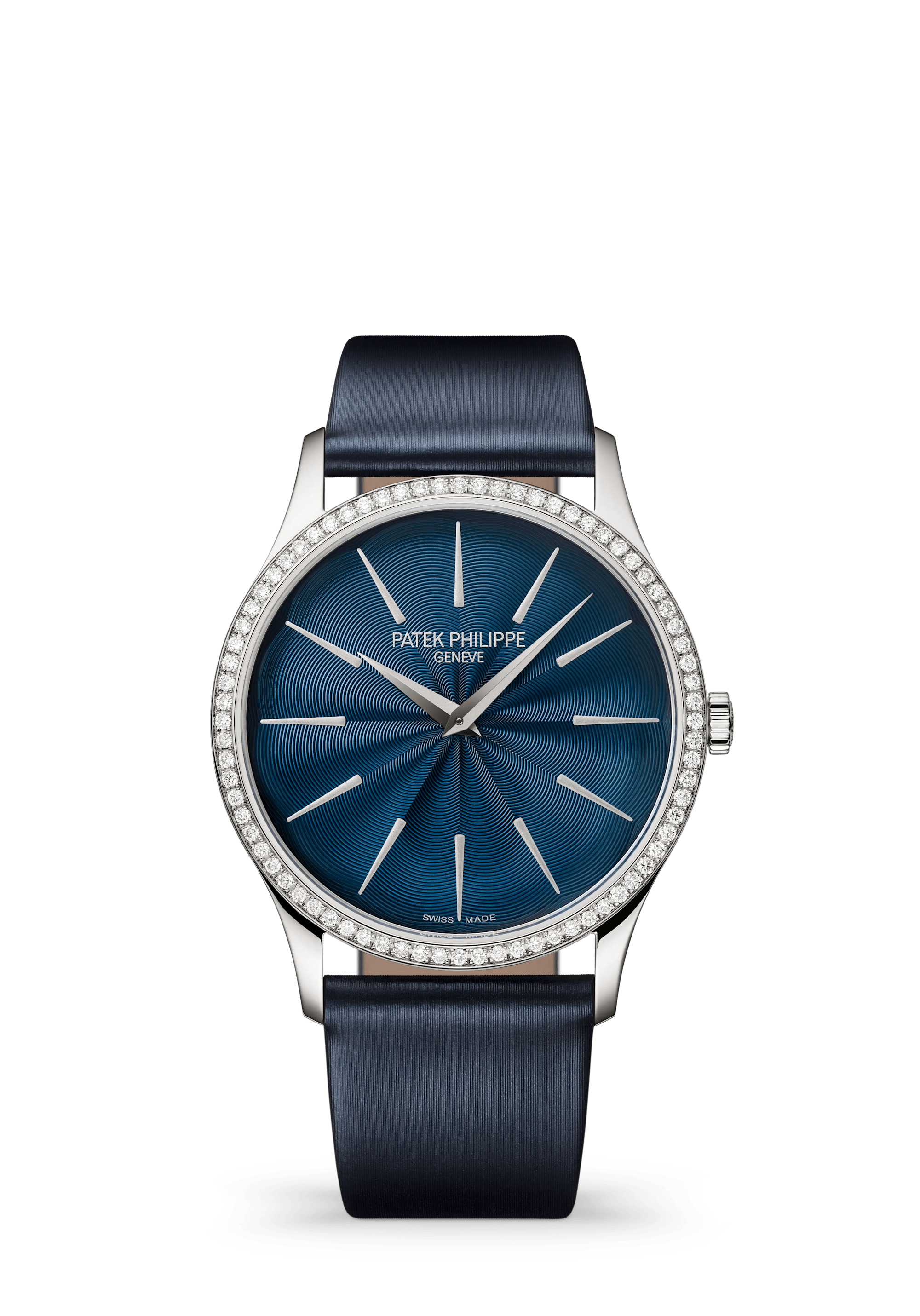 Patek Philippe Calatrava 4997/200G-001, White gold, Blue dial