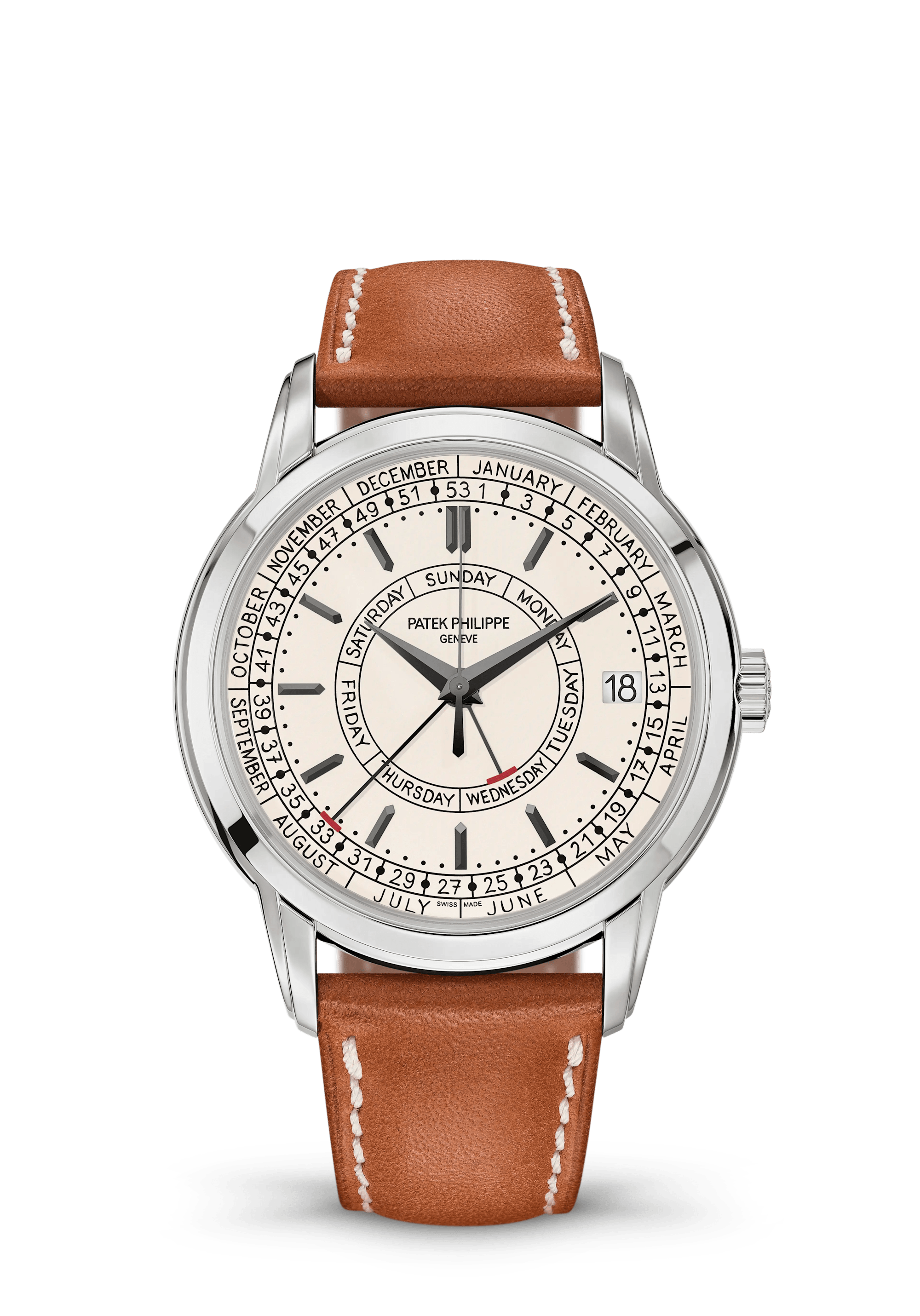 Patek Philippe Complications 5212A-001, Steel, Silvery dial