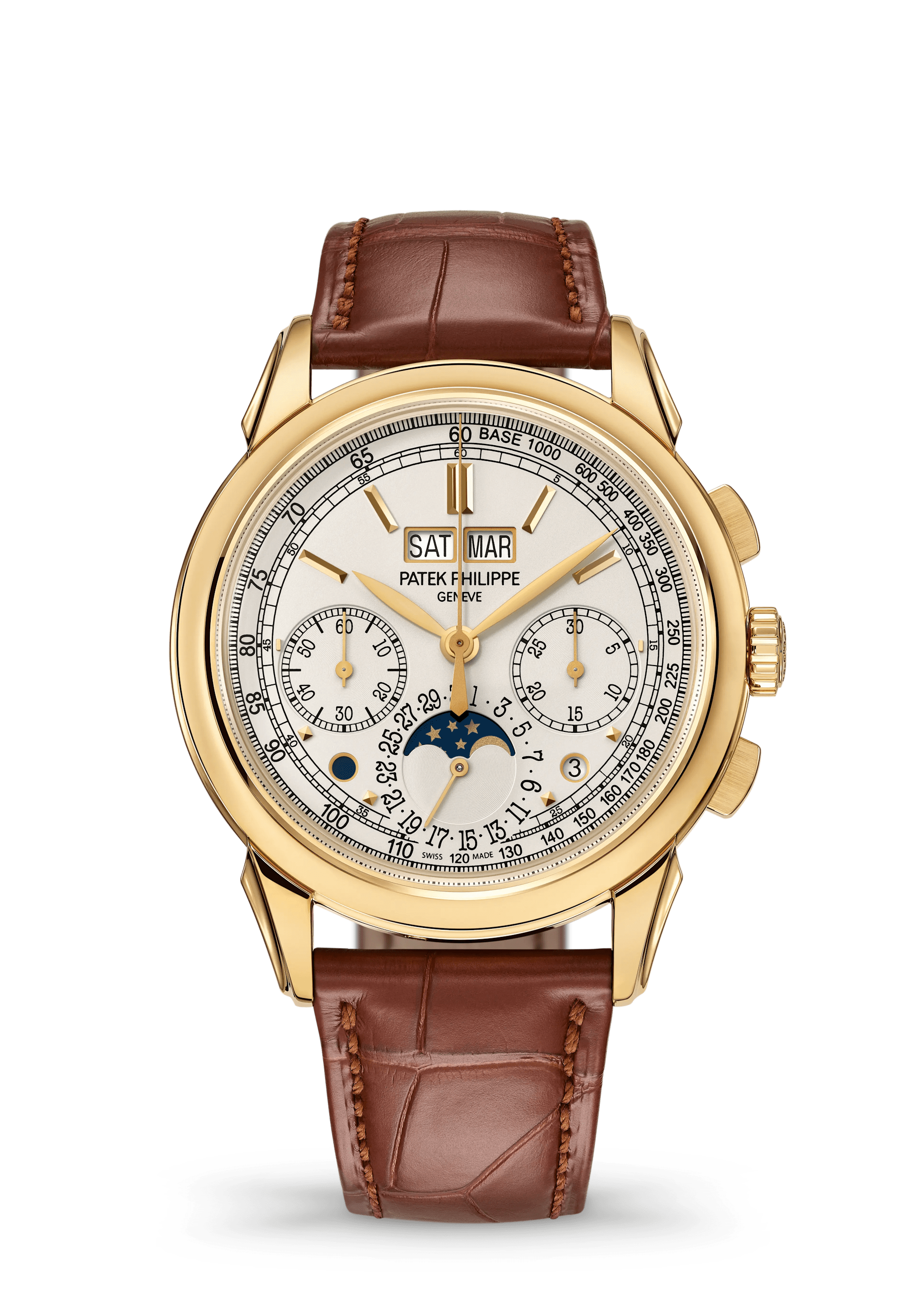 Patek Philippe Grand Complications 5270J-001, Yellow gold, Silvery dial