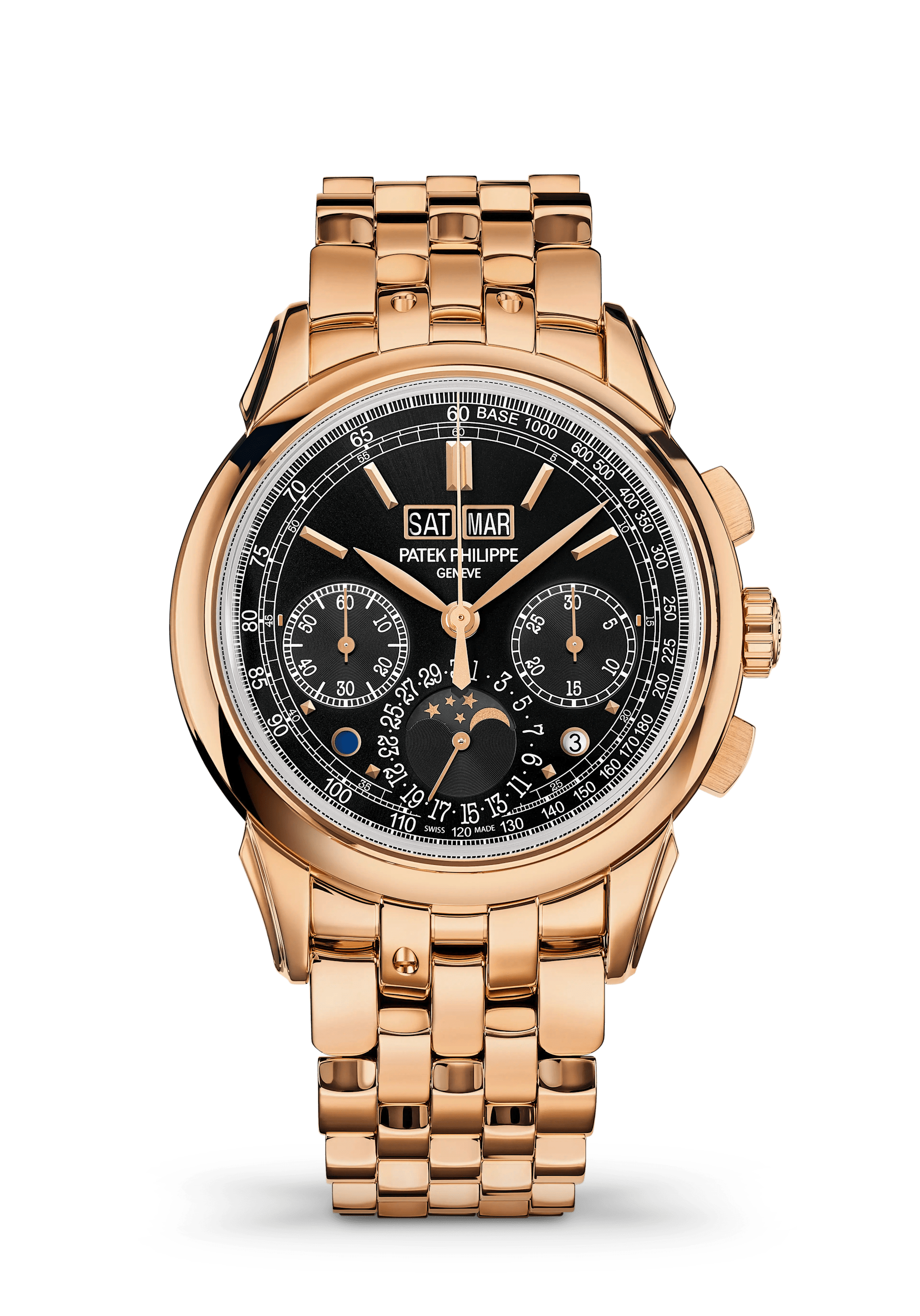 Patek Philippe Grand Complications 5270/1R-001, Rose gold, Ebony black dial