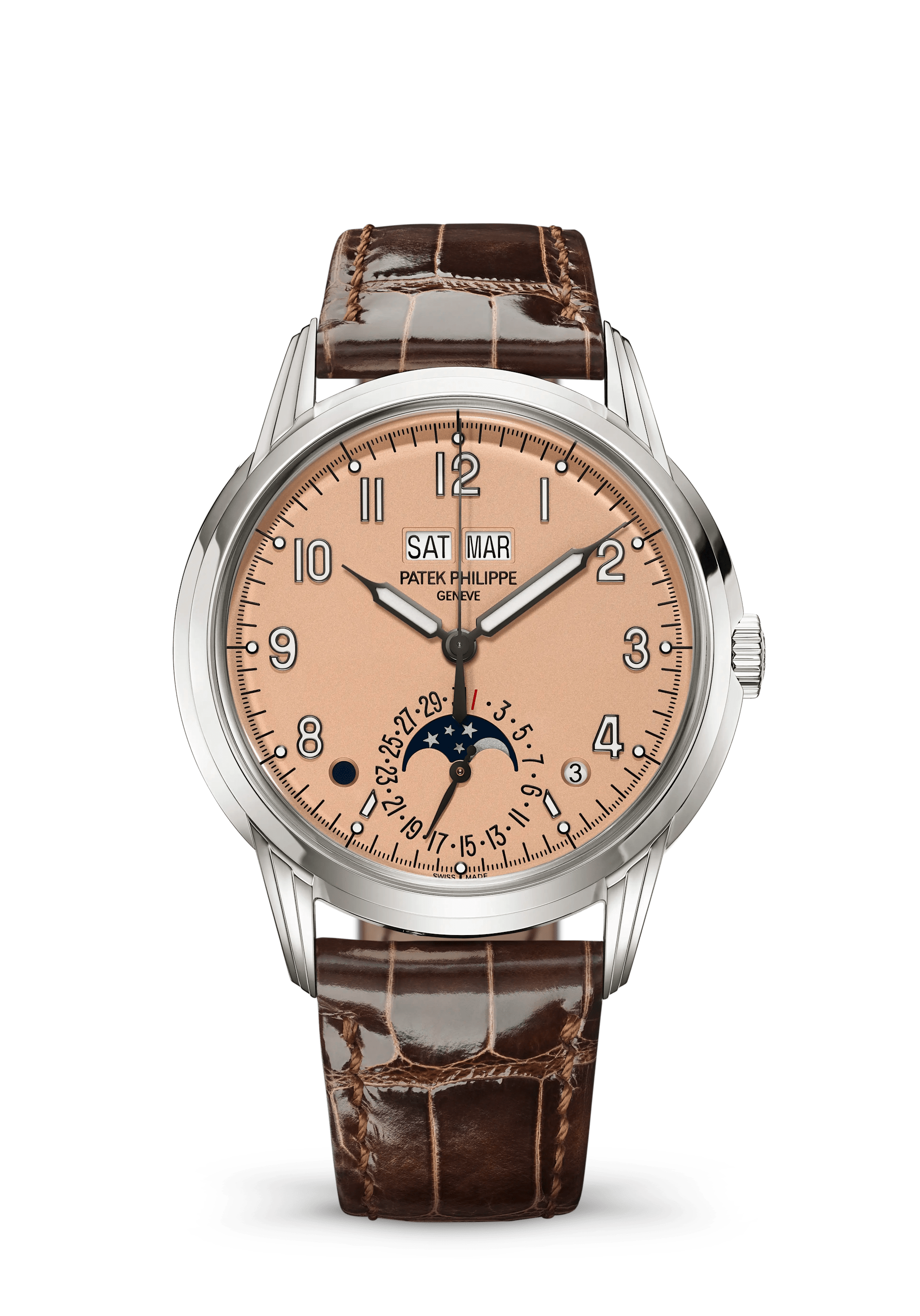 Patek Philippe Grand Complications 5320G-011, White gold, Rose-gilt dial