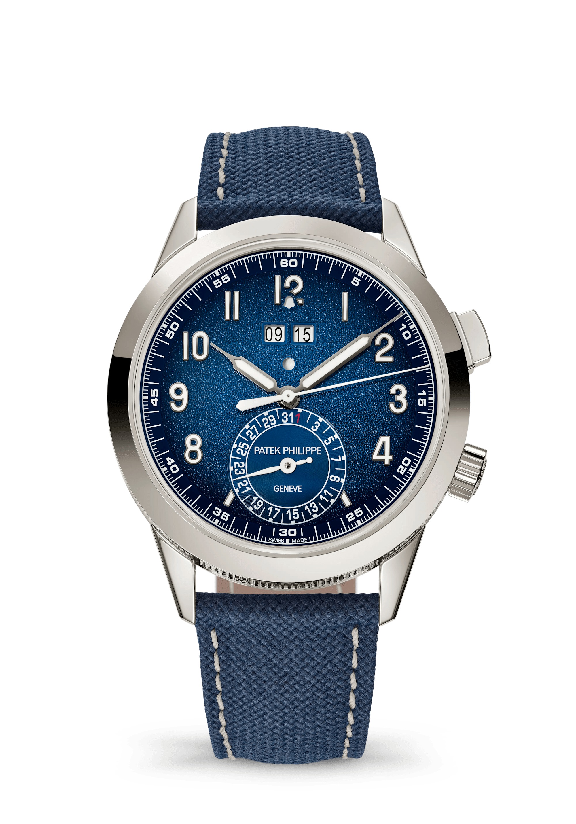 Patek Philippe Grand Complications 5322G-001, White gold, Blue dial