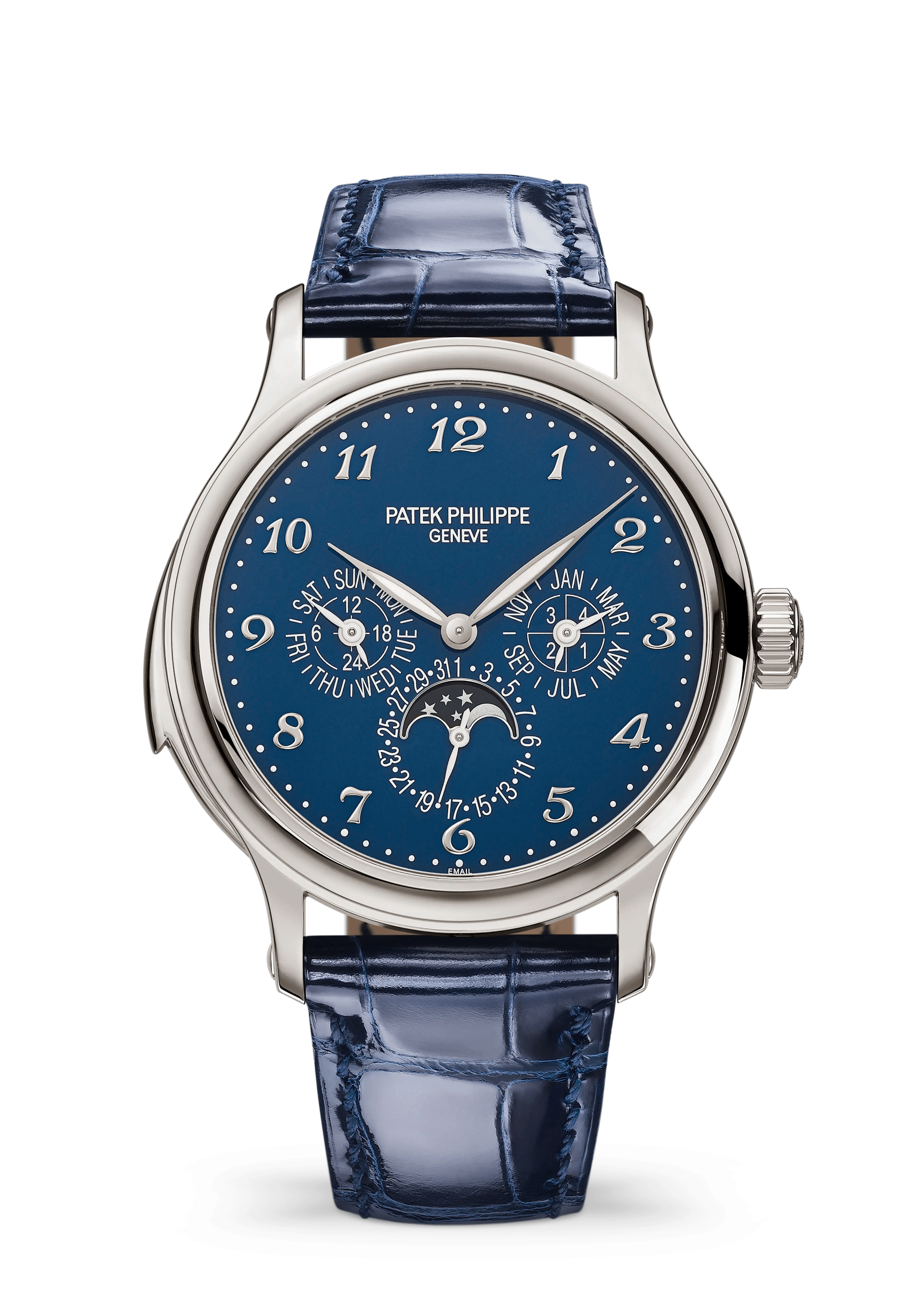Patek Philippe Grand Complications 5374G-001, White gold, Blue dial