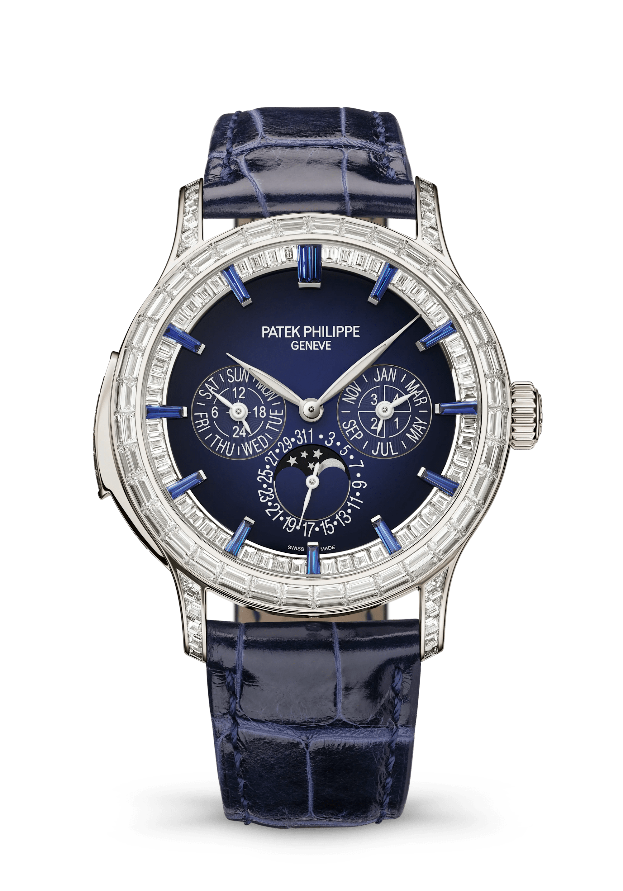 Patek Philippe Grand Complications 5374/300P-001, Platinum, Blue dial
