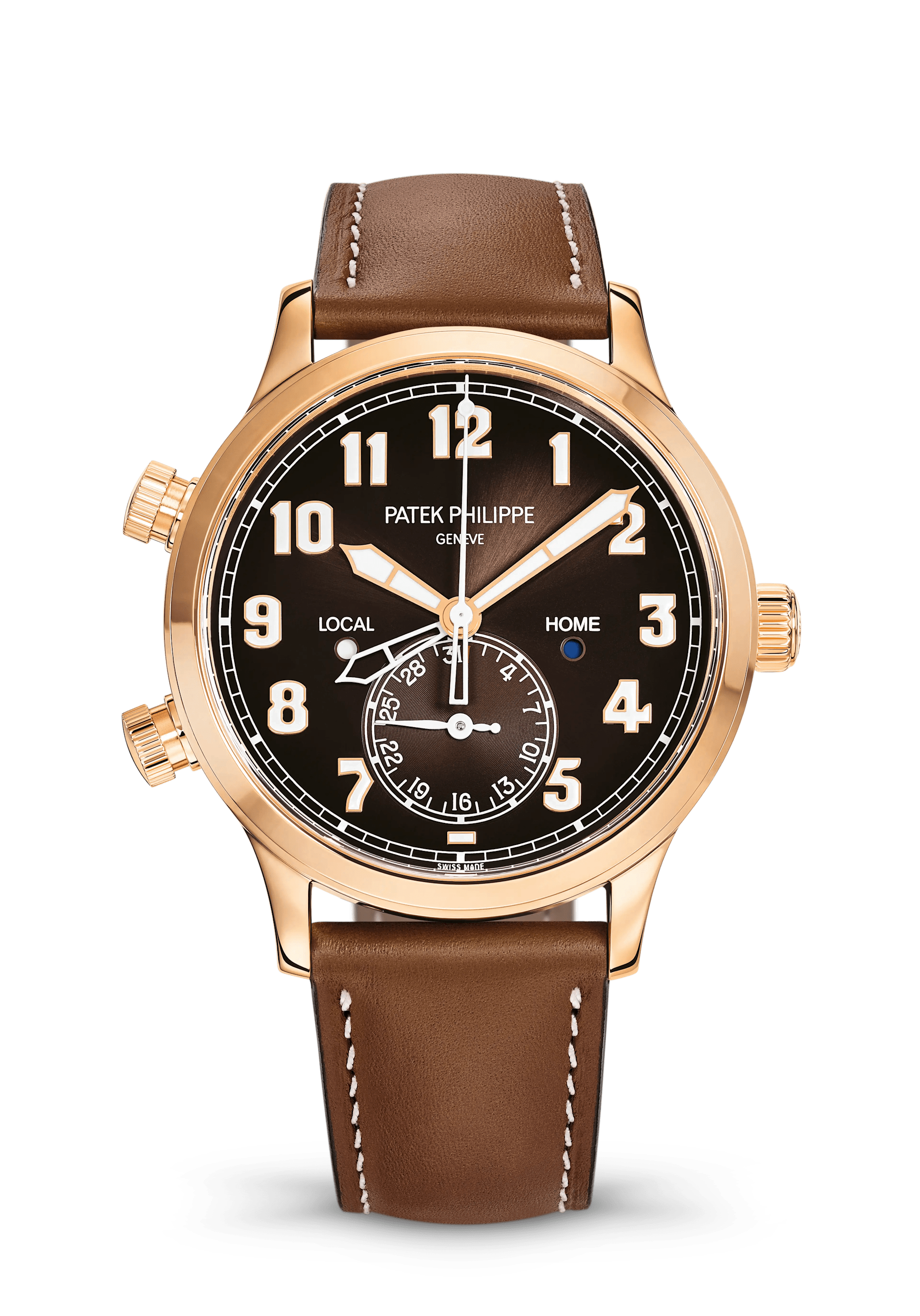 Patek Philippe Complications 5524R-001, Rose gold, Brown dial