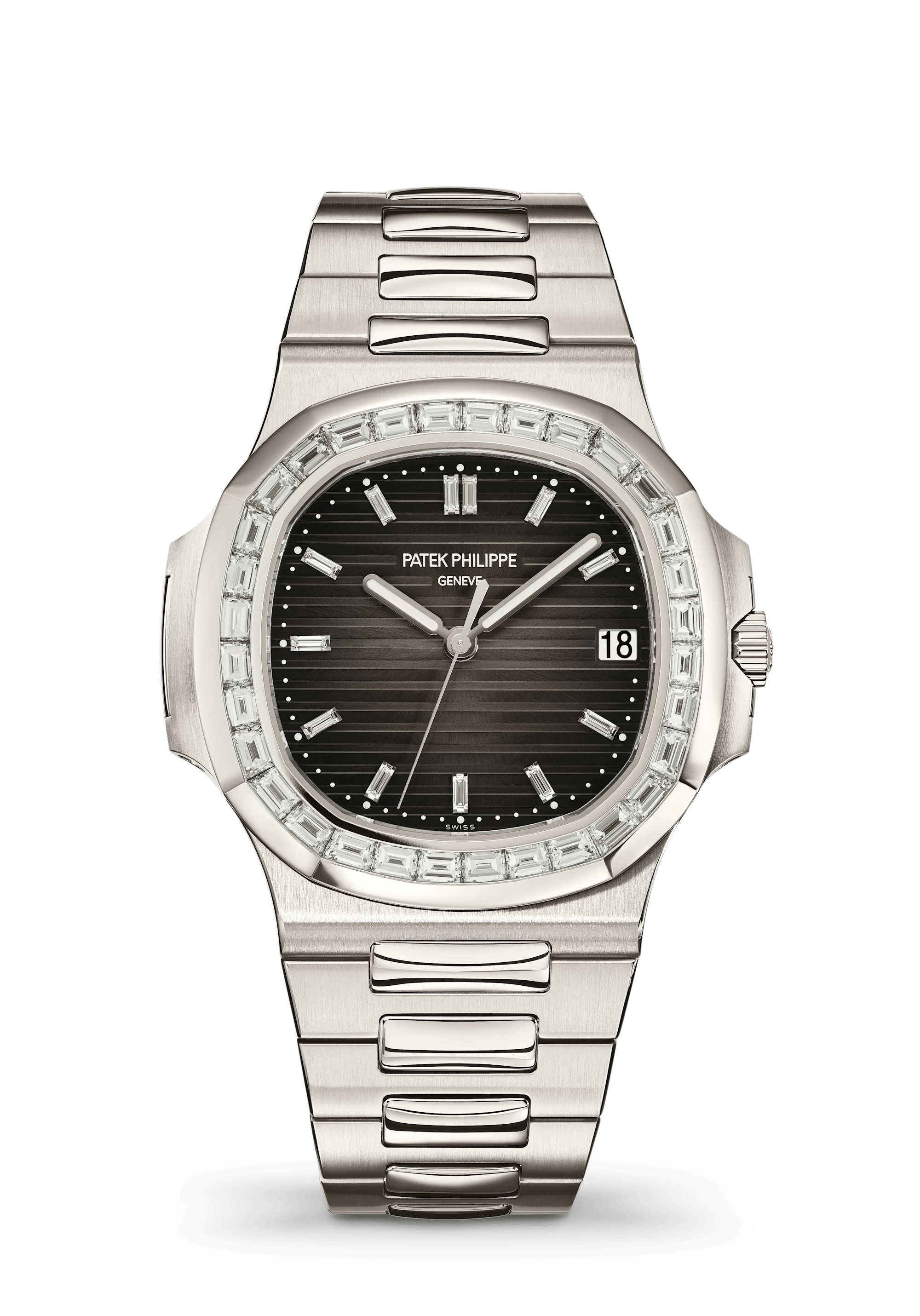 Patek Philippe Nautilus 5711/110P-001, Platinum, Charcoal grey dial