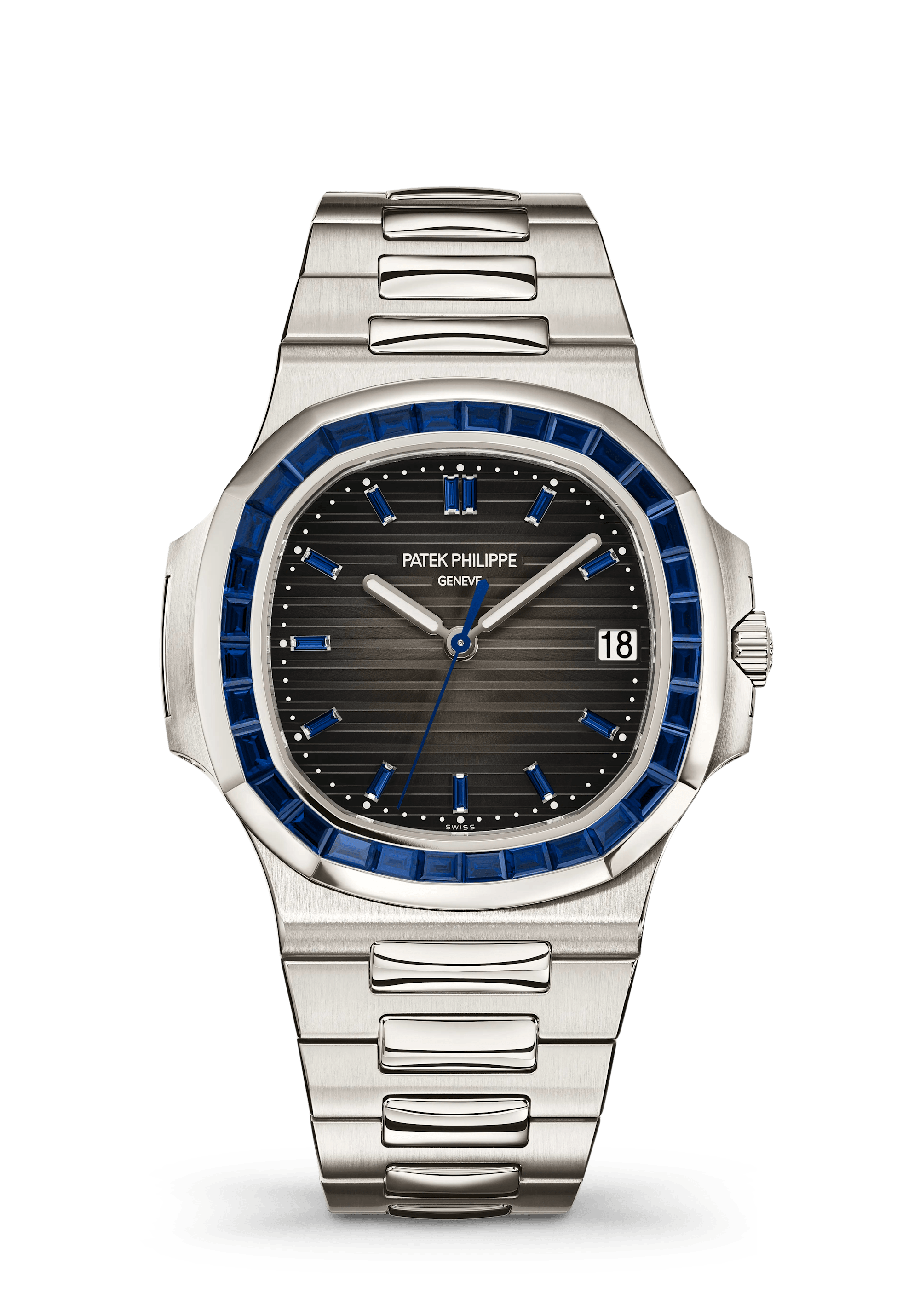 Patek Philippe Nautilus 5711/111P-001, Platinum, Charcoal grey dial
