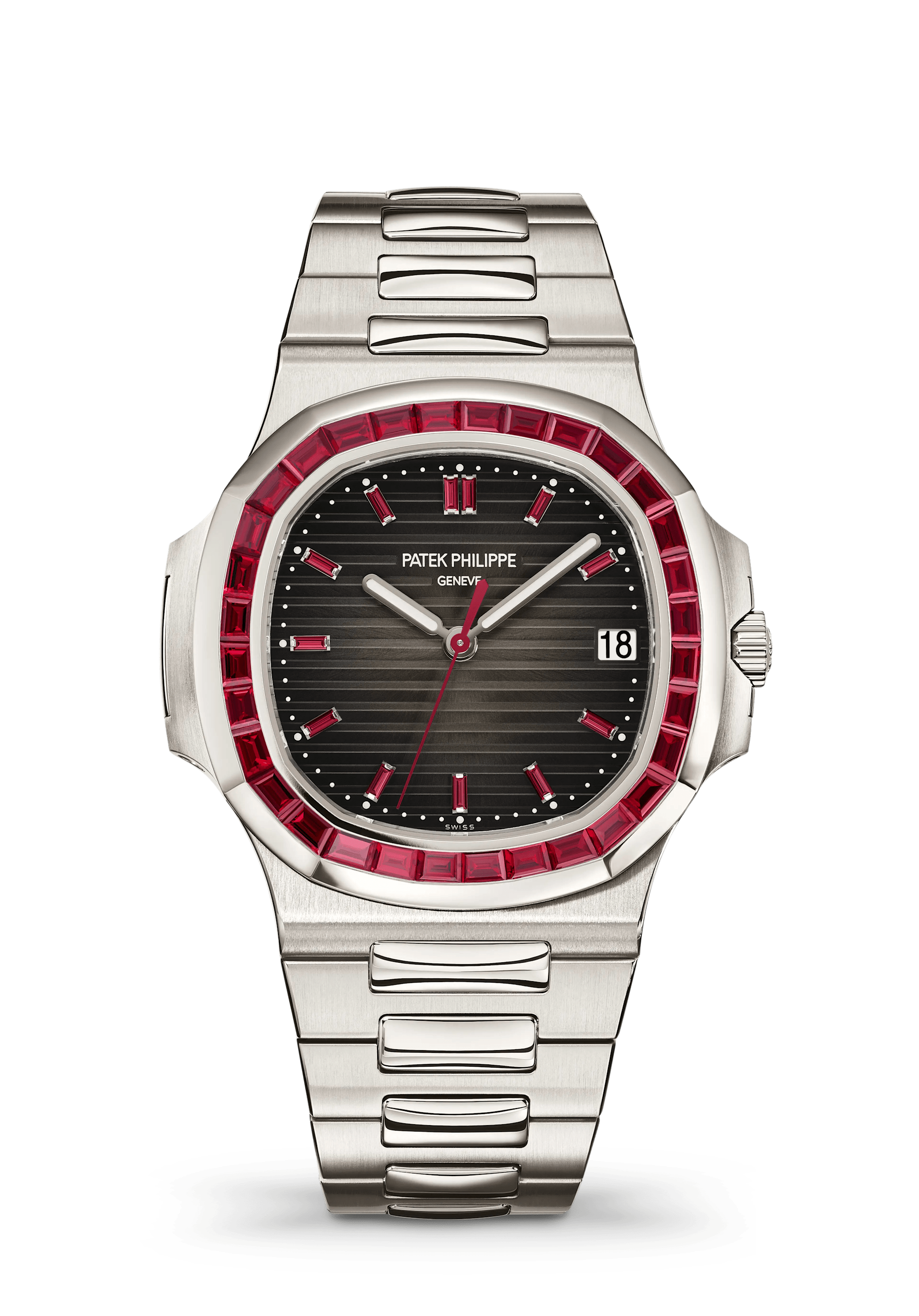 Patek Philippe Nautilus 5711/112P-001, Platinum, Charcoal grey dial
