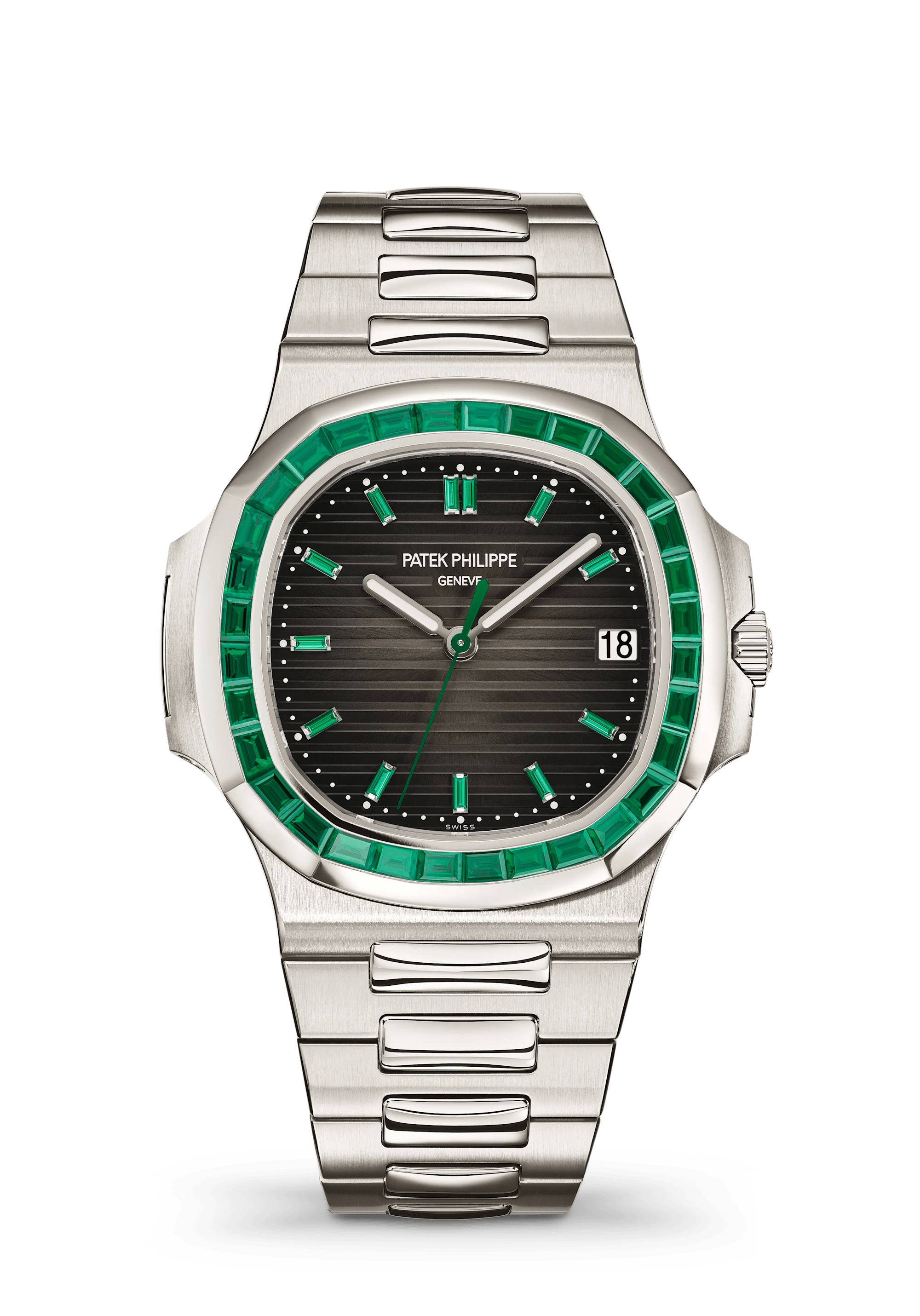 Patek Philippe Nautilus 5711/113P-001, Platinum, Charcoal grey dial