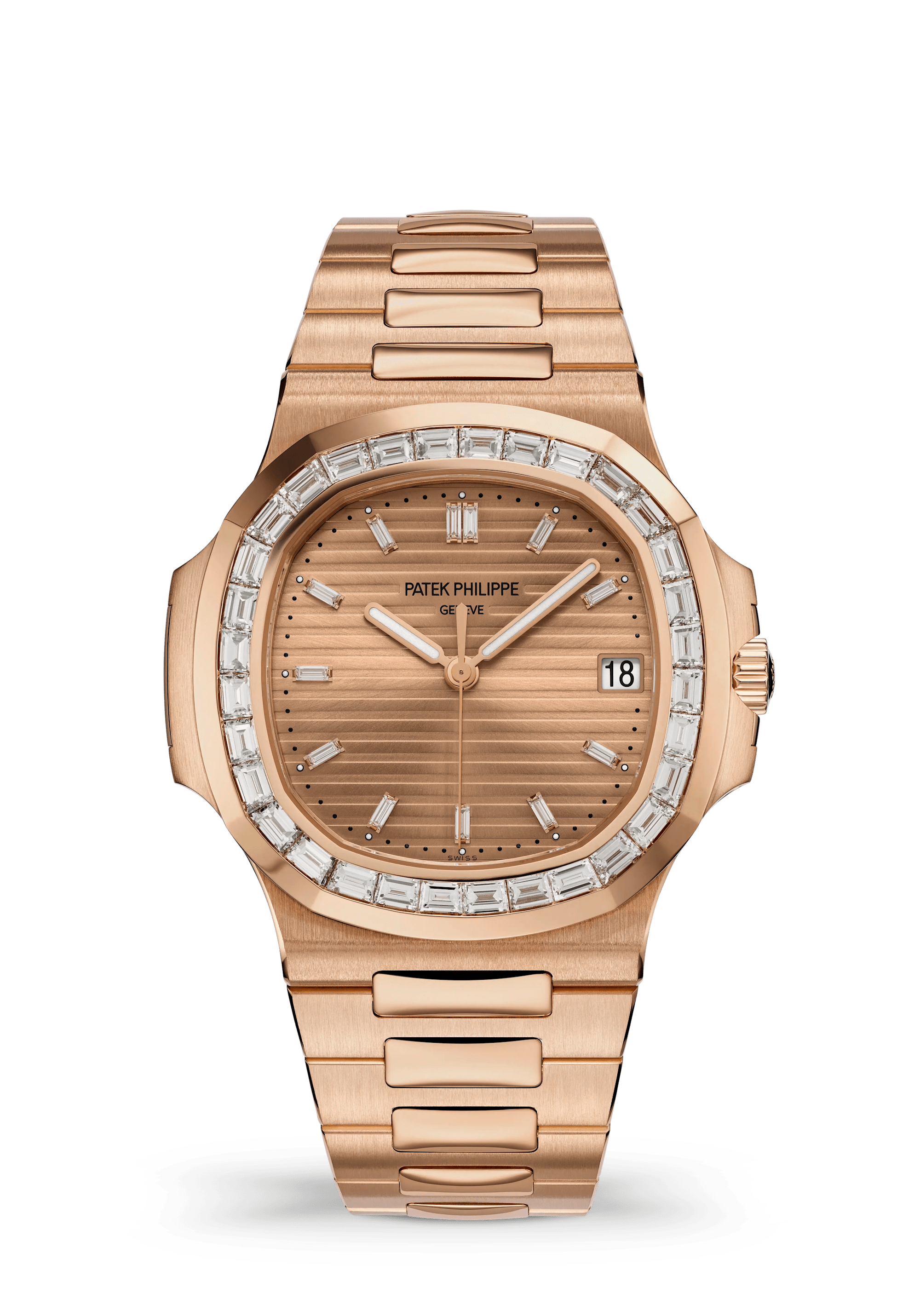 Patek Philippe Nautilus 5723/1R-001, Rose gold, Rose-gilt dial