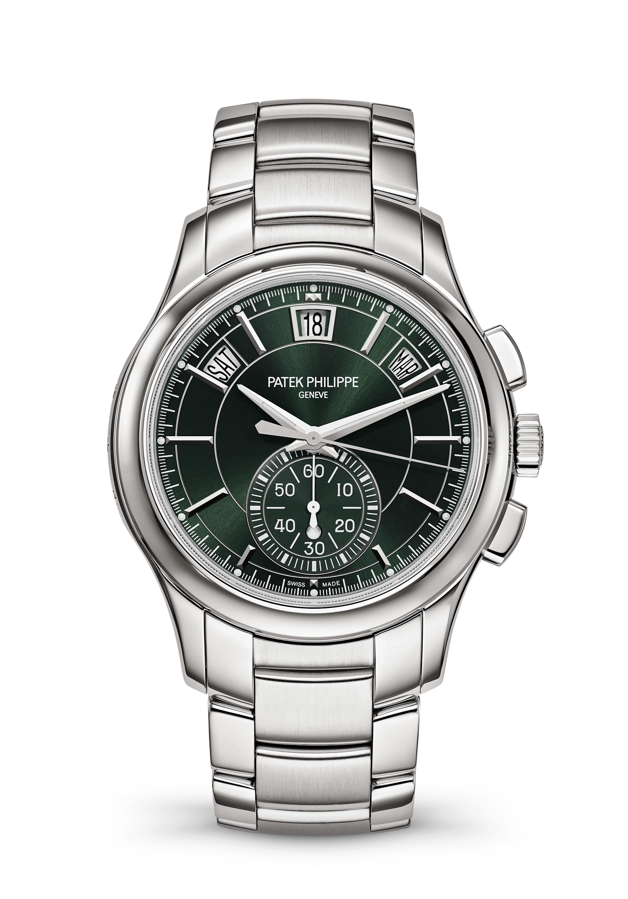 Patek Philippe Complications 5905/1A-001, Steel, Olive green dial