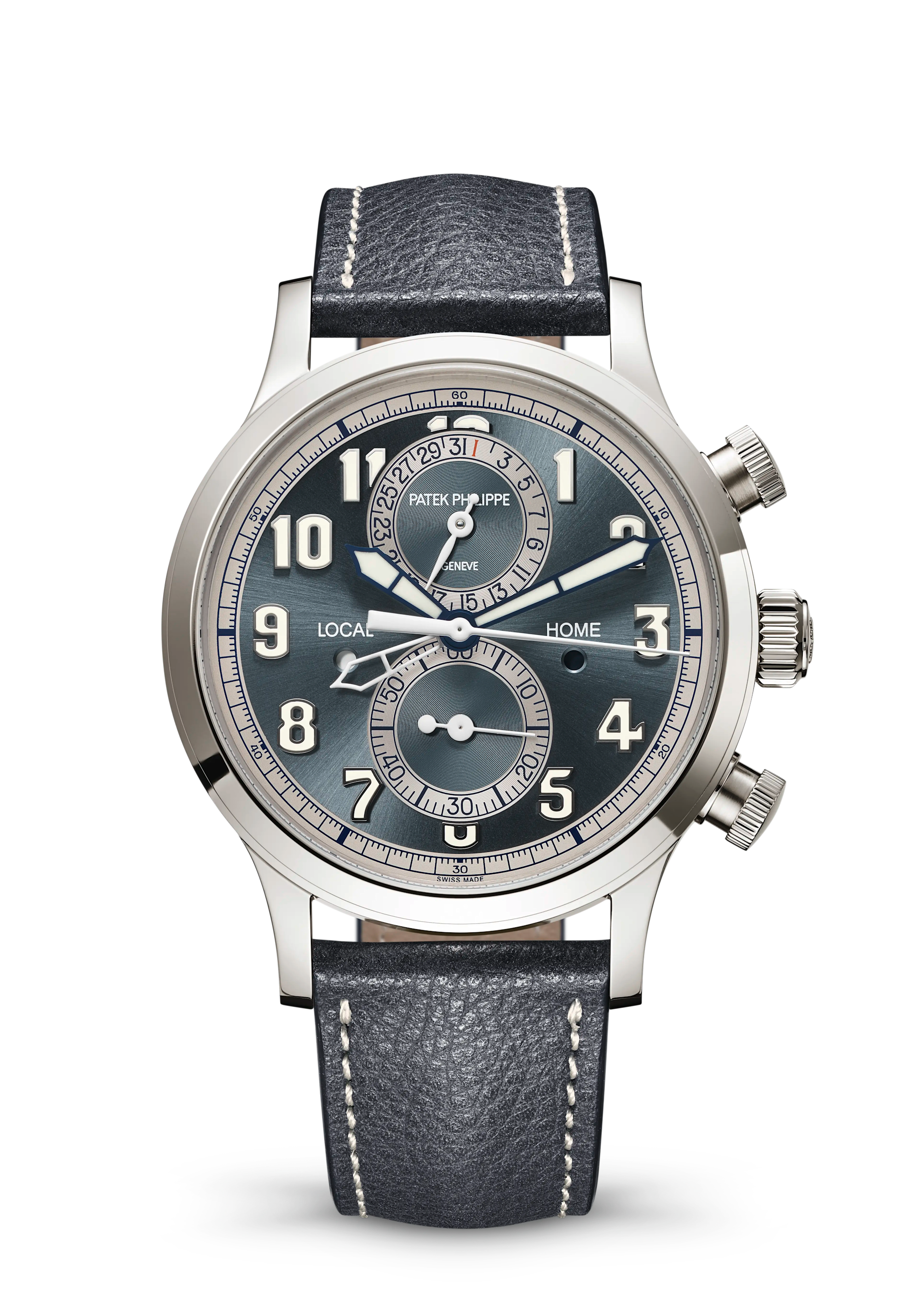 Patek Philippe Complications 5924G-001, White gold, Silvery dial