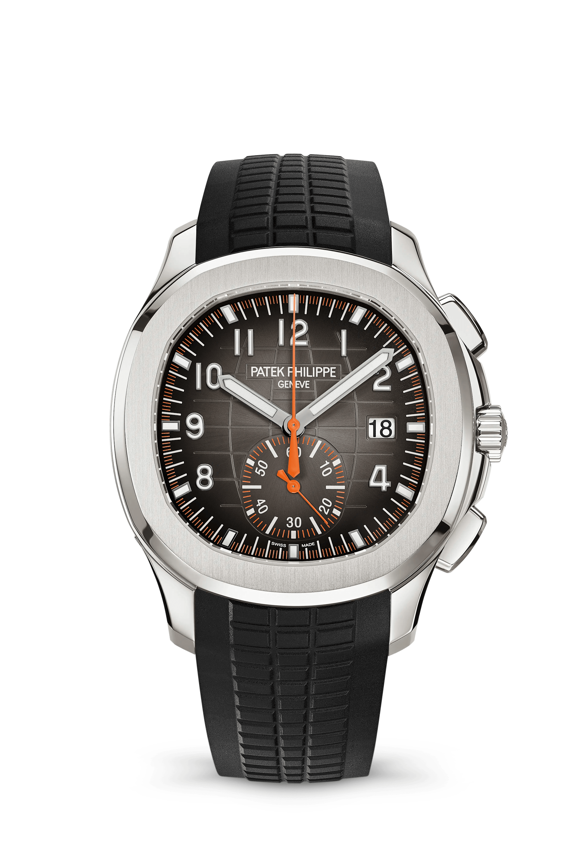 Patek Philippe Aquanaut 5968A-001, Steel, Charcoal grey dial