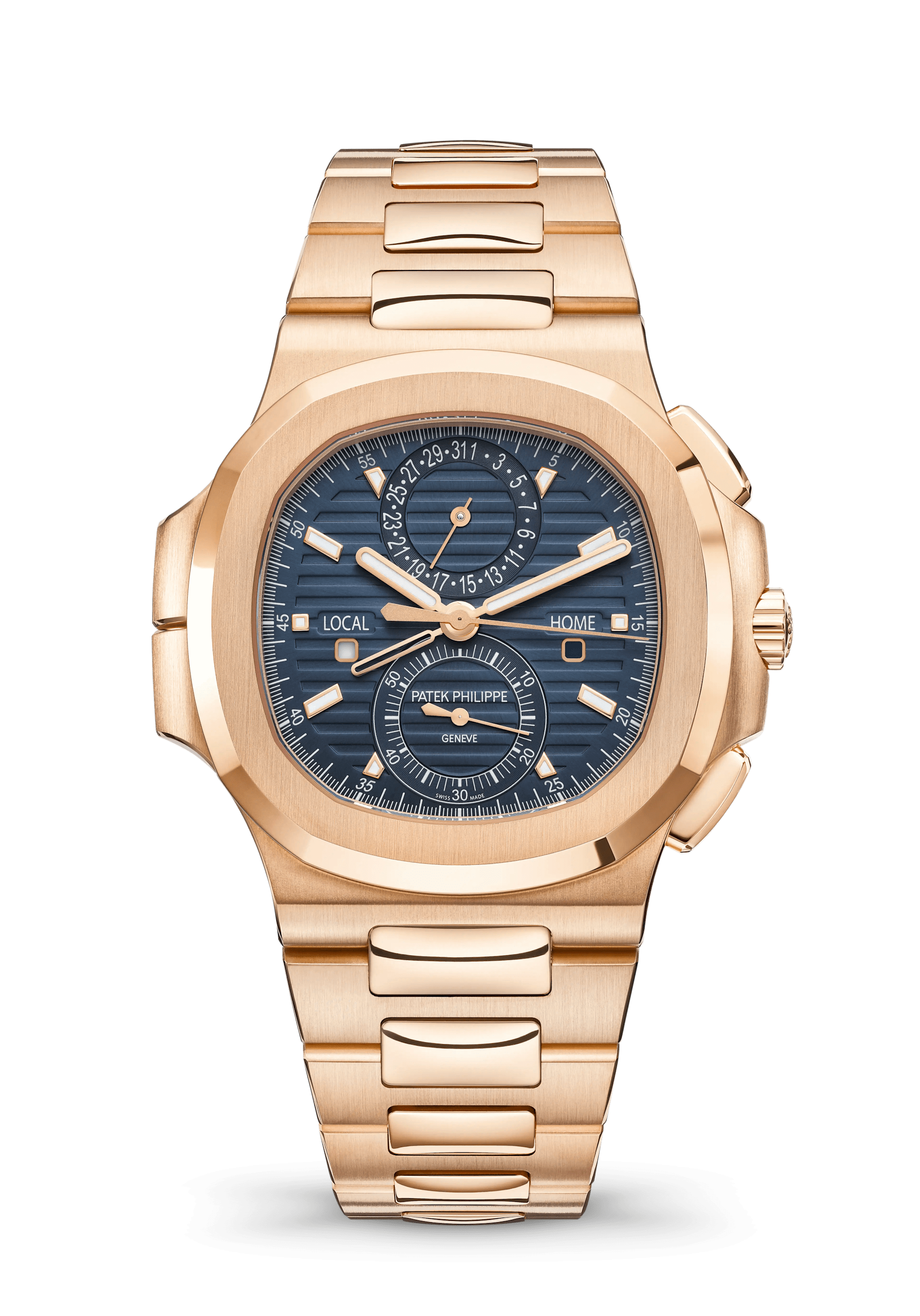 Patek Philippe Nautilus 5990/1R-001, Rose gold, Blue dial