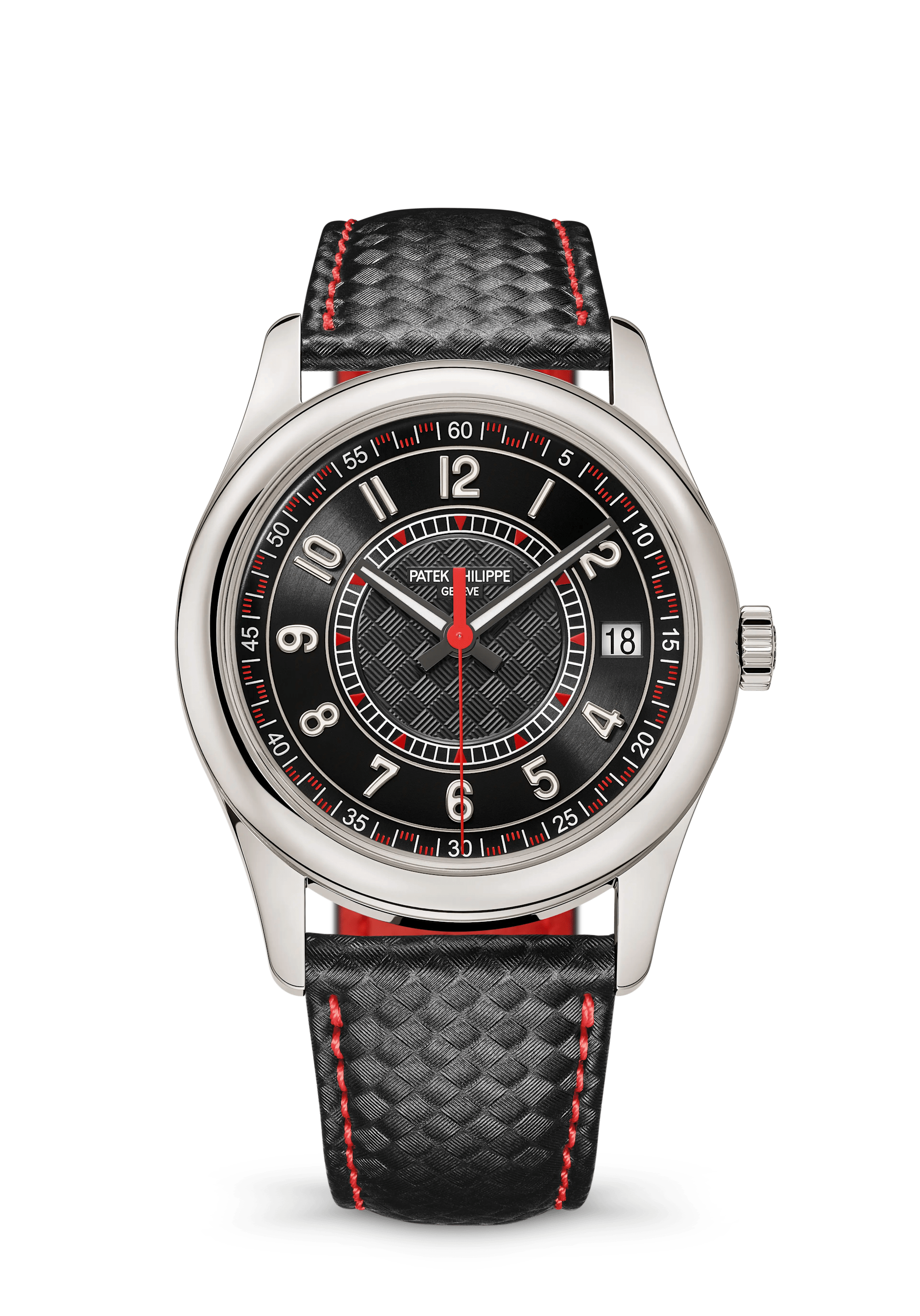 Patek Philippe Calatrava 6007G-010, White gold, Ebony black dial