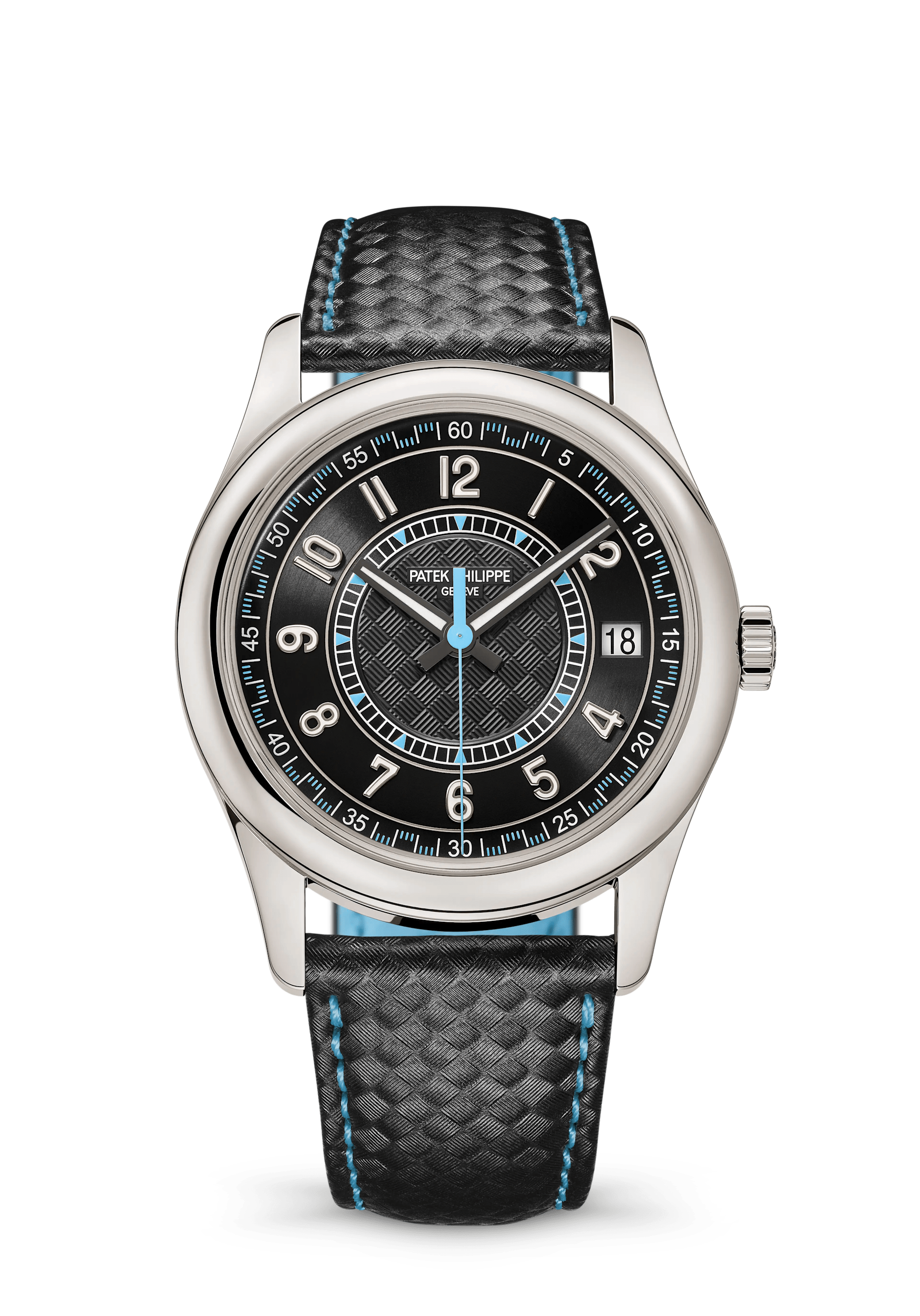 Patek Philippe Calatrava 6007G-011, White gold, Ebony black dial