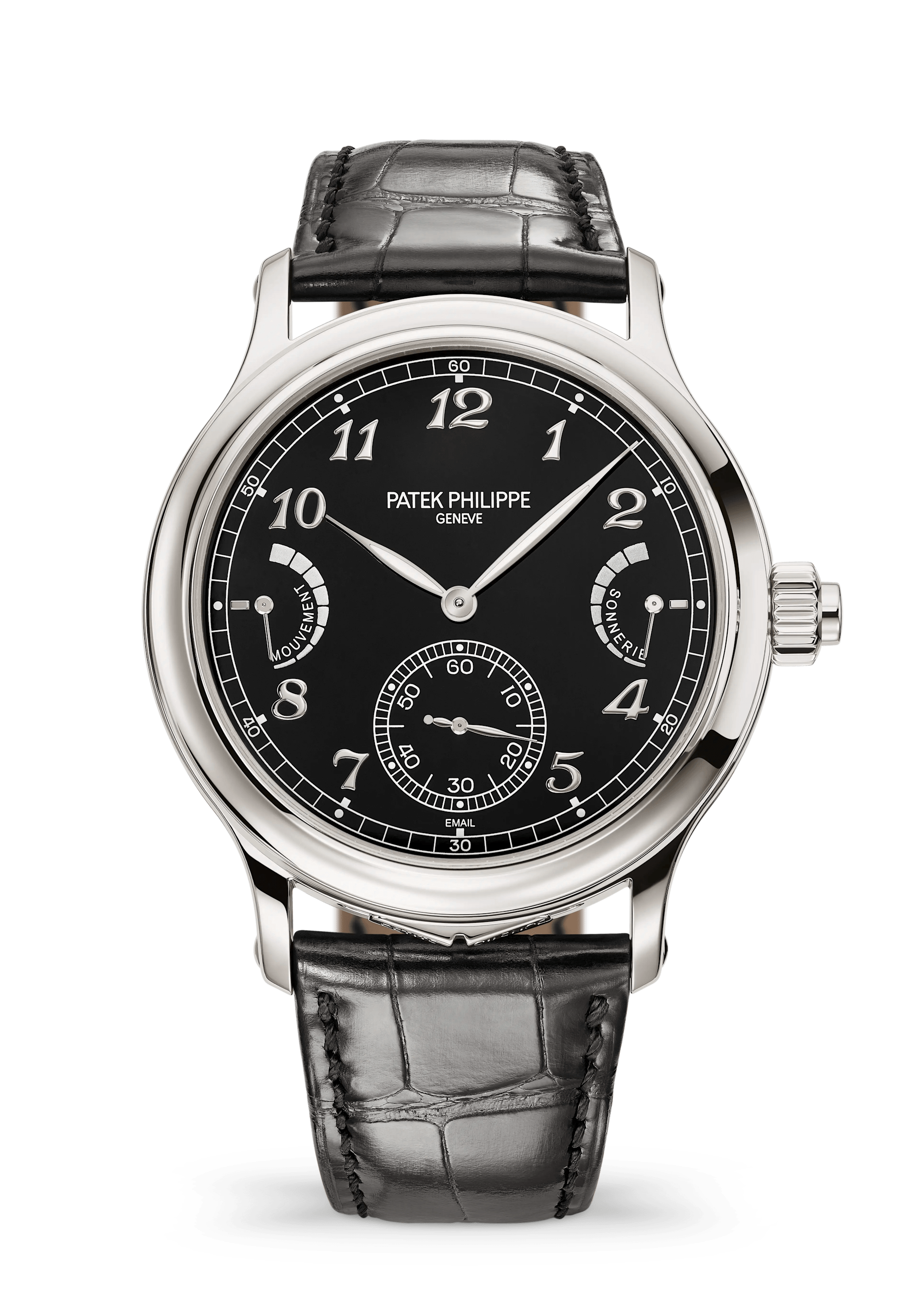 Patek Philippe Grand Complications 6301P-001, Platinum, Black dial
