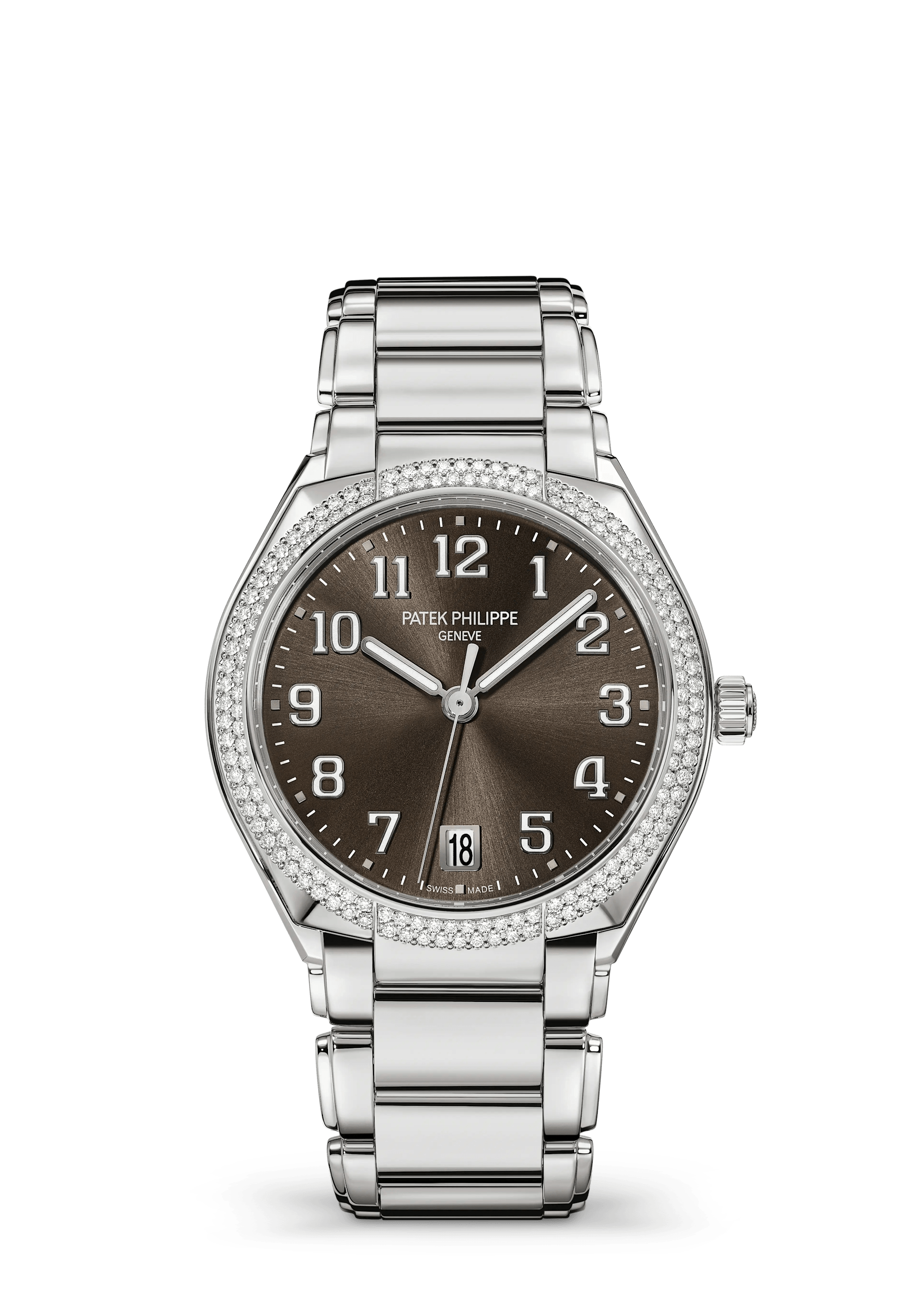 Patek Philippe Twenty~4 7300/1200A-010, Steel, Grey dial