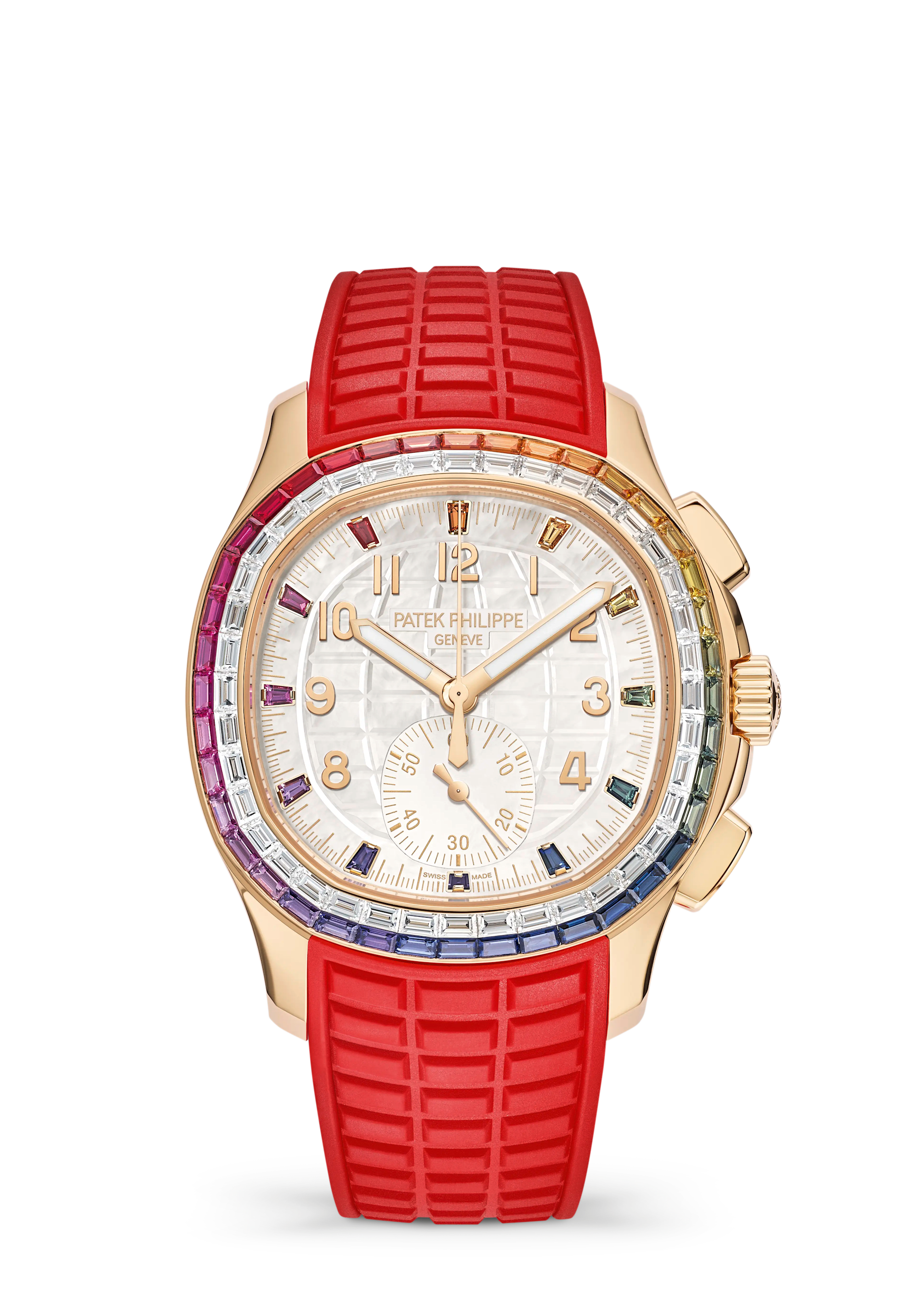 Patek Philippe Aquanaut 7968/300R-001, Rose gold, White dial