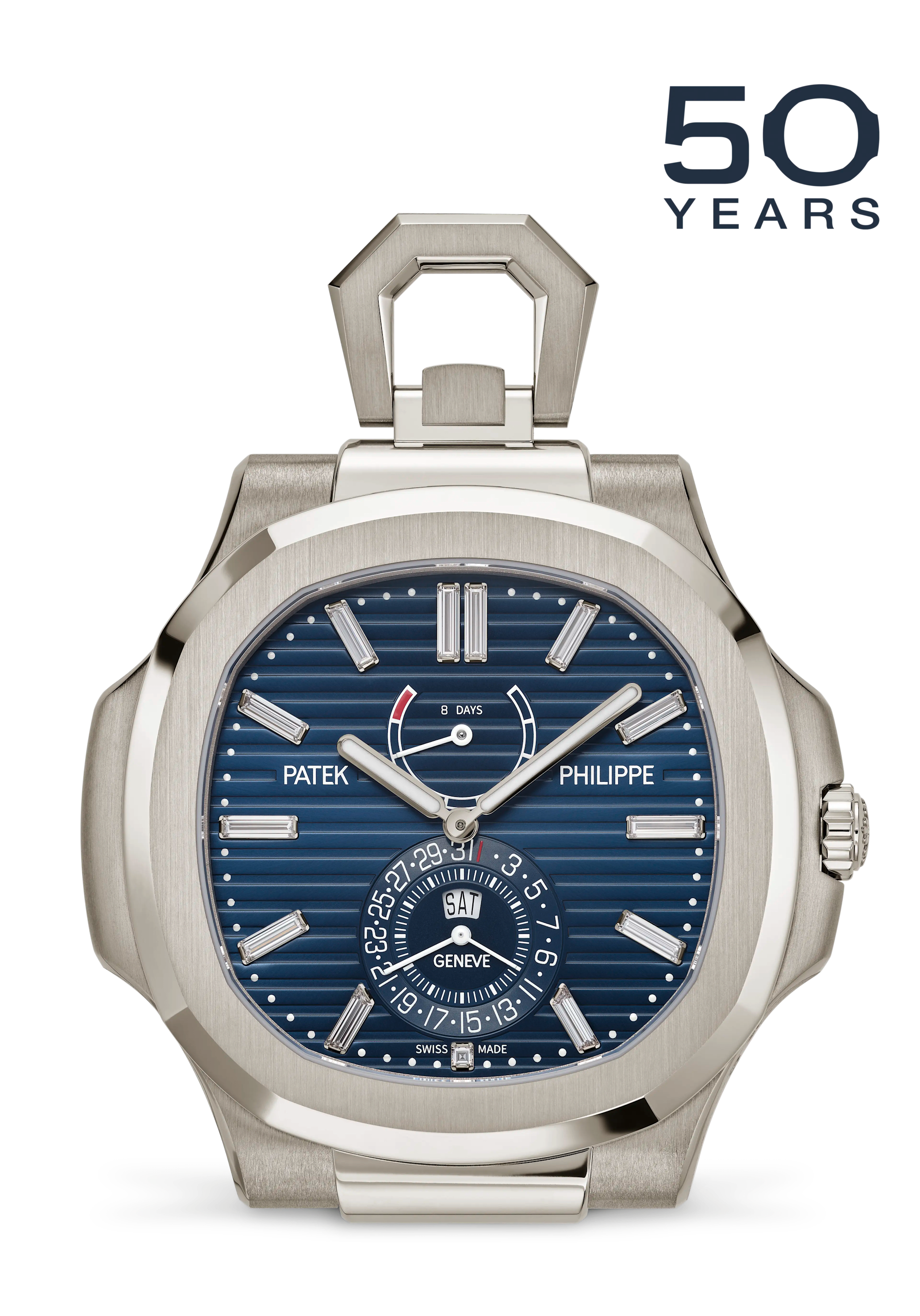 Patek Philippe Nautilus 958G-001, White gold, Grey dial