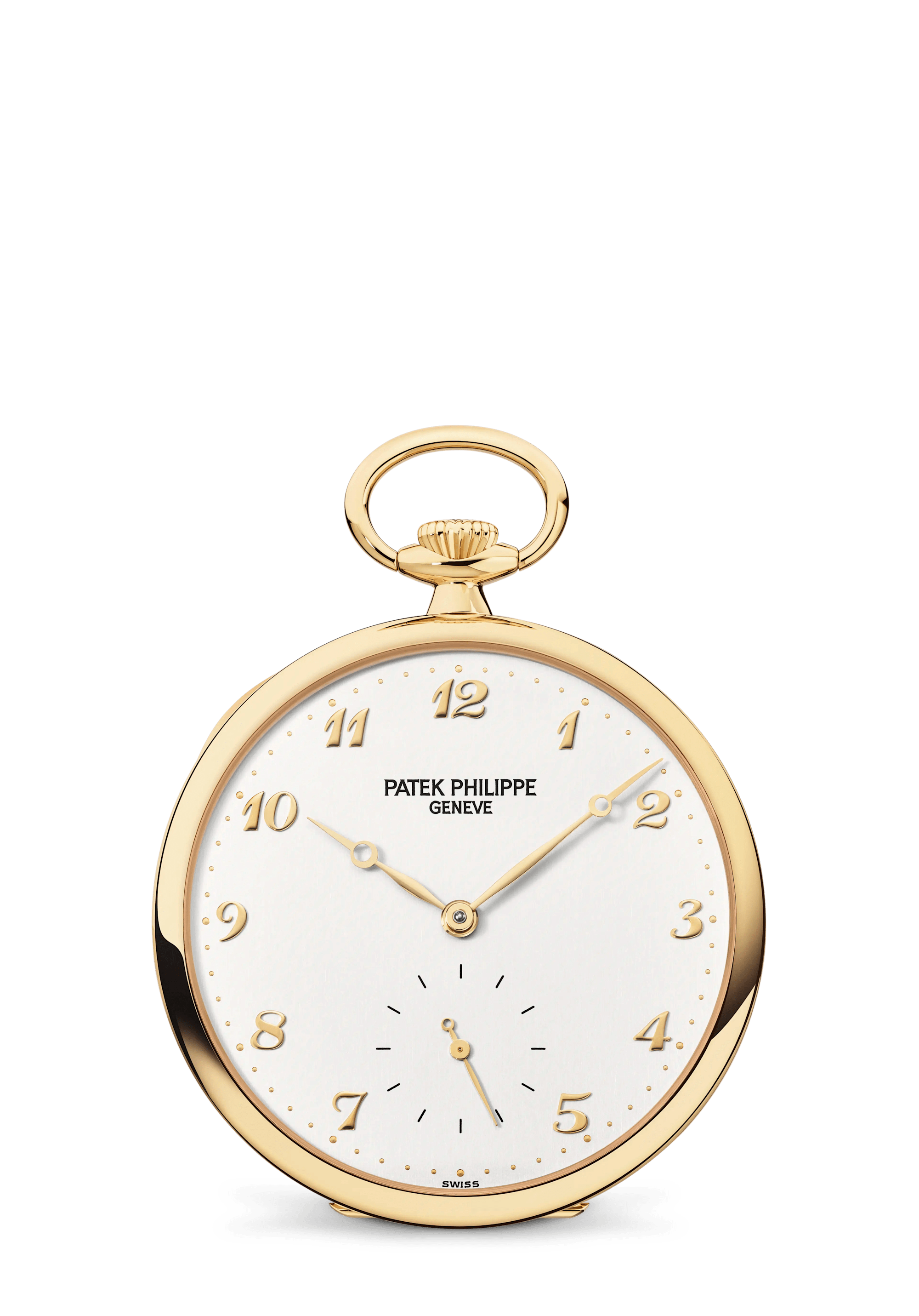 Patek Philippe Pocket Watches 973J-001, Yellow gold, Silvery dial