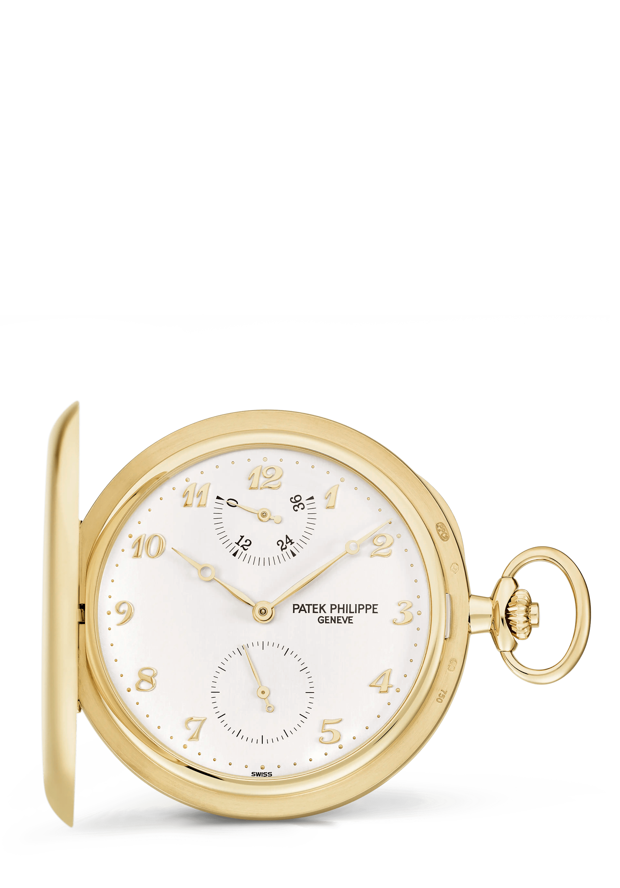 Patek Philippe Pocket Watches 983J-001, Yellow gold, Silvery dial