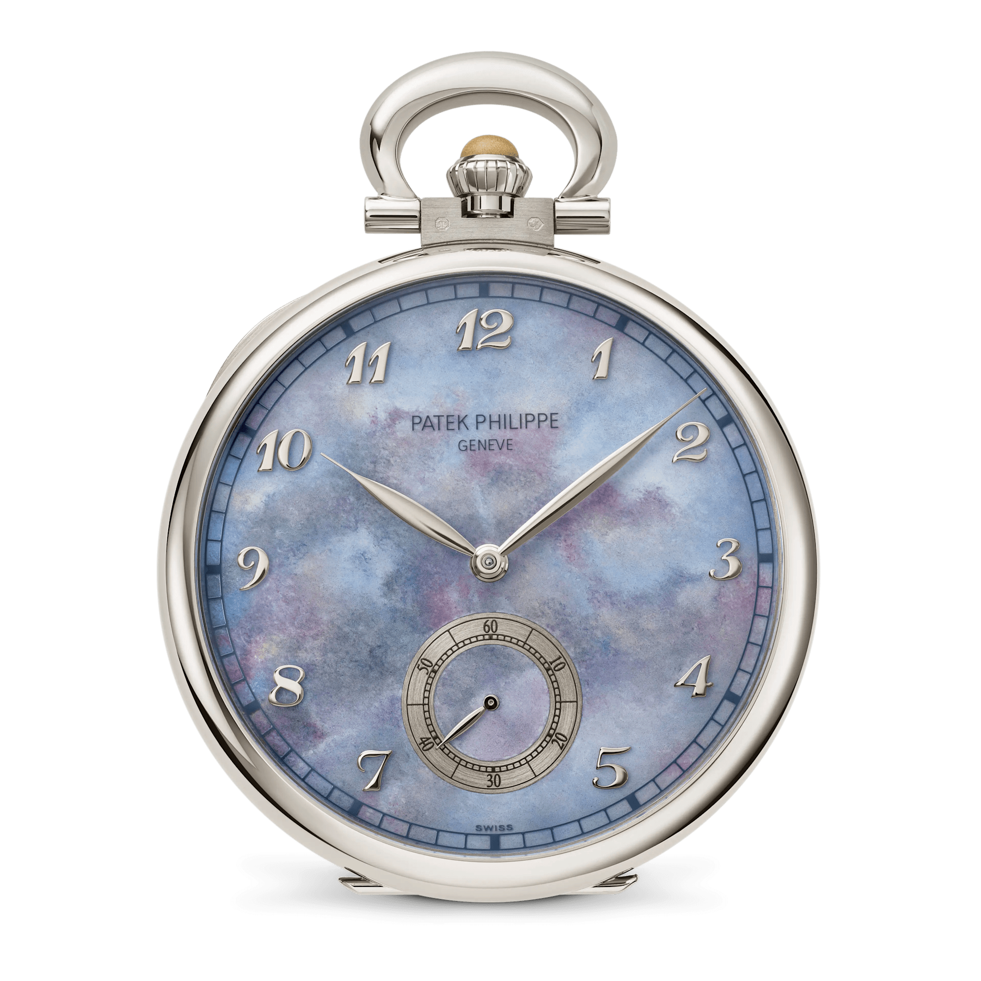 Patek Philippe Rare Handcrafts 992/197G-001, White gold, Blue dial