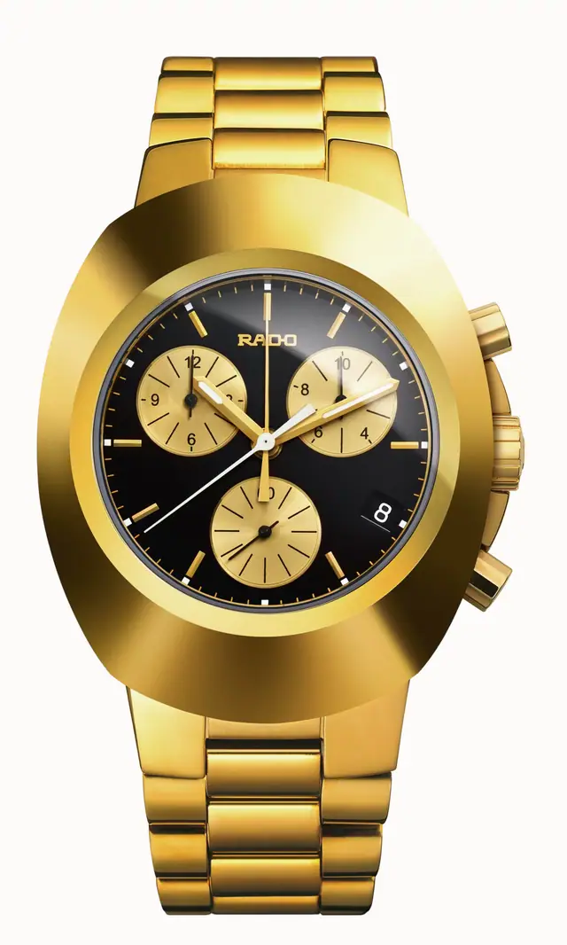 Rado New Original Chronograph, PVD-coated hardmetal, Stainless steel / PVD R12949153