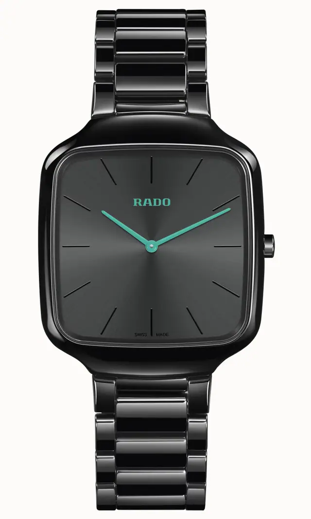 Rado True Square Thinline, High-Tech Ceramic R27054152