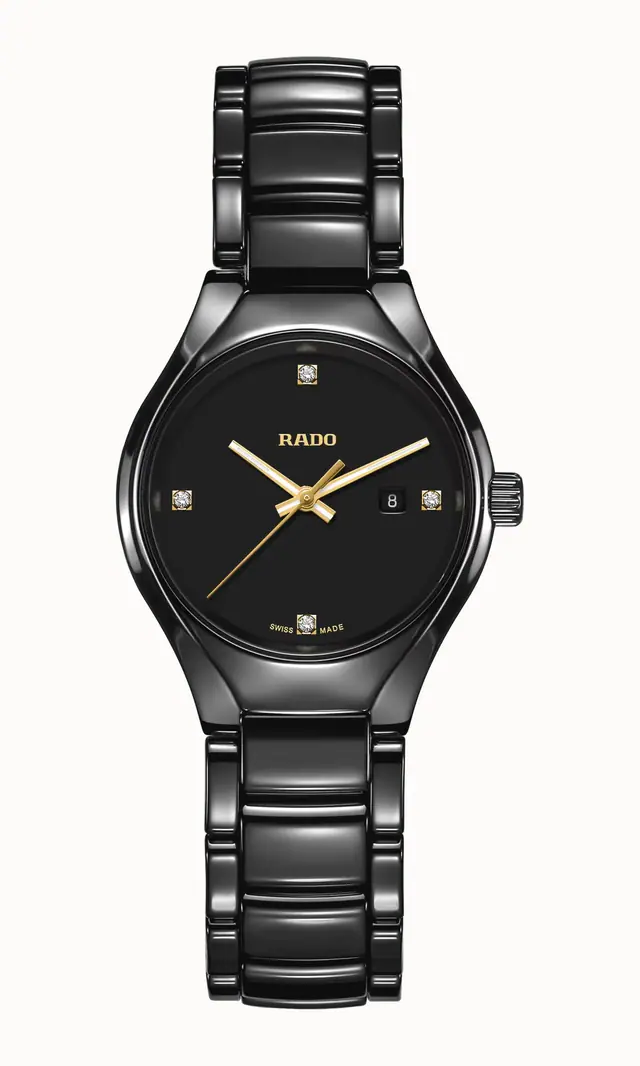 Rado True Round Diamonds, High-Tech Ceramic, Titanium / PVD R27059712